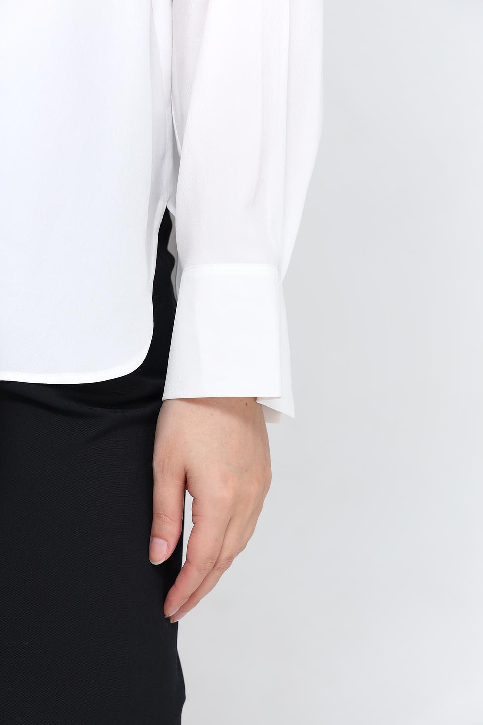 Блуза Luisa Cerano белая с карманами