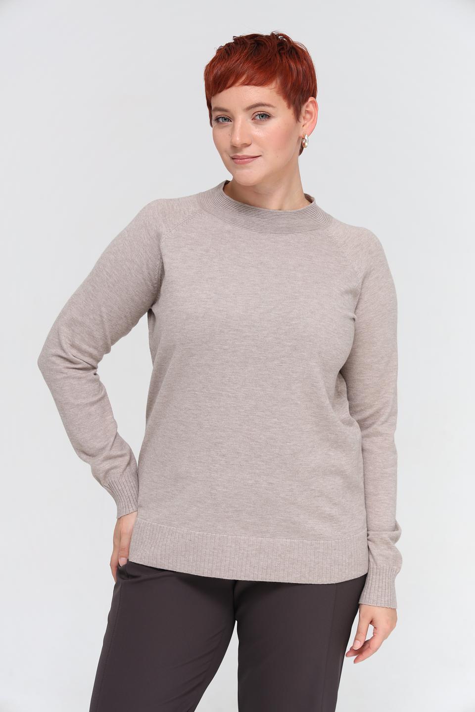 Пуловер Lebek бежевый