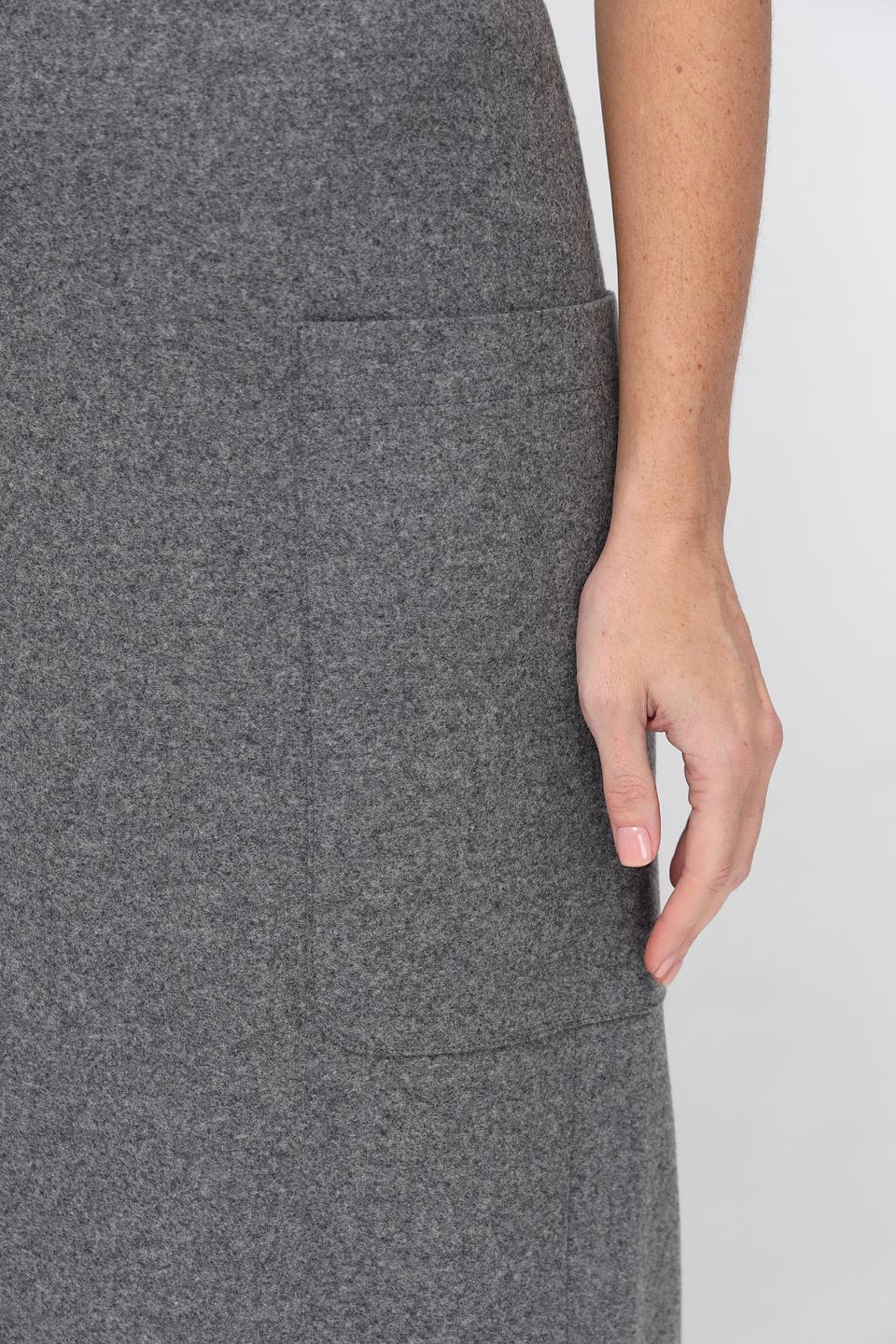 Юбка Luisa Cerano серая шерсть