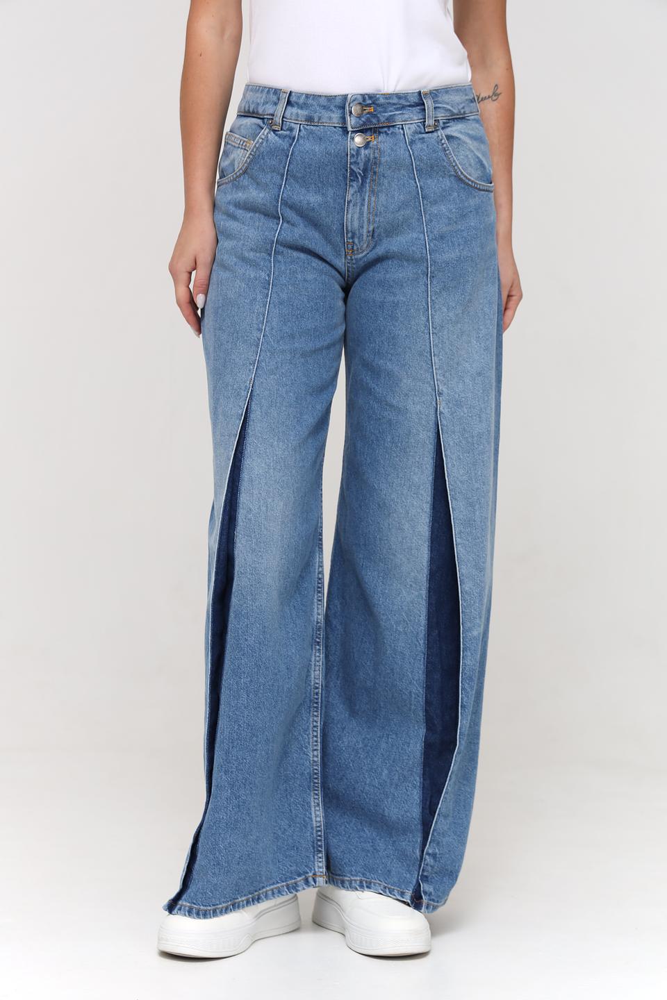 Джинсы Catnoir широкие голубые