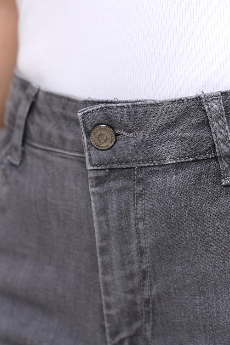 Джинсы Lebek серые прямые