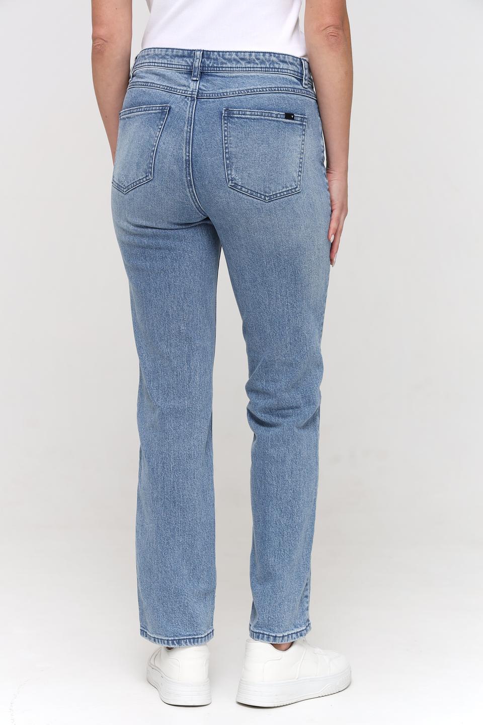 Джинсы Taifun с потертостями голубые