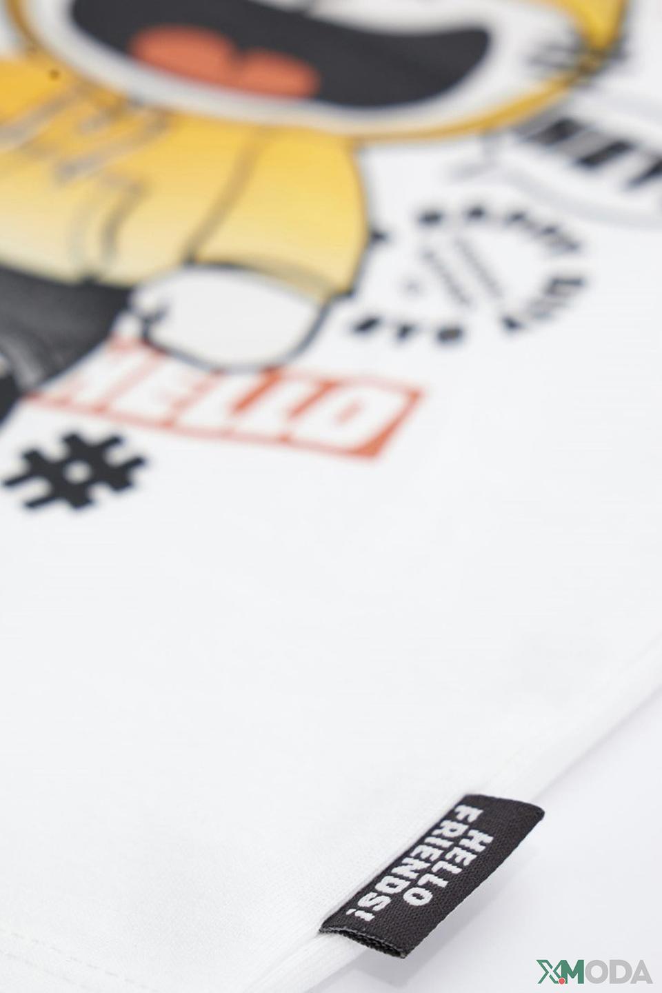 Футболка Original Marines с принтом NY молочный