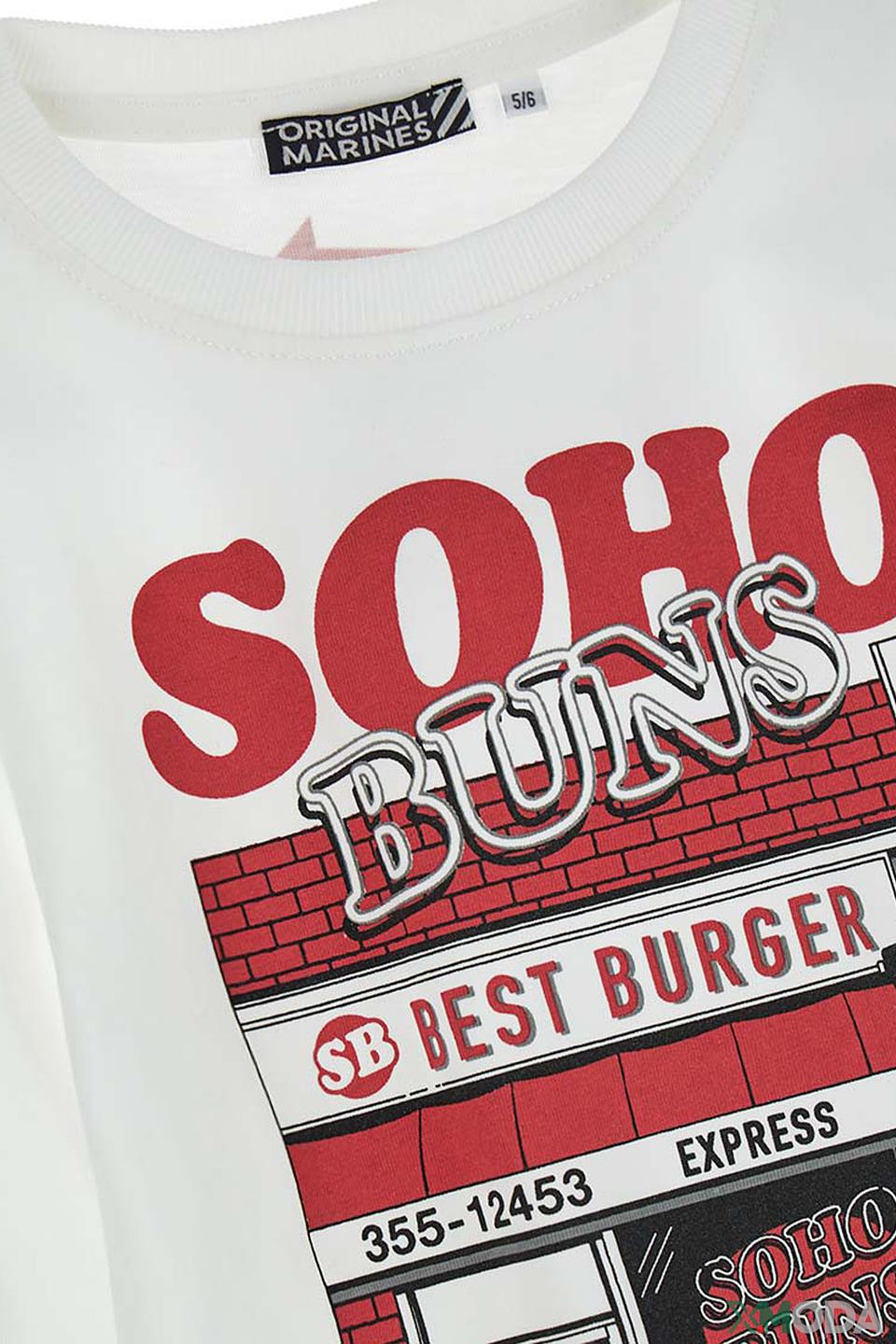 Футболка Original Marines "Soho Buns" молочный