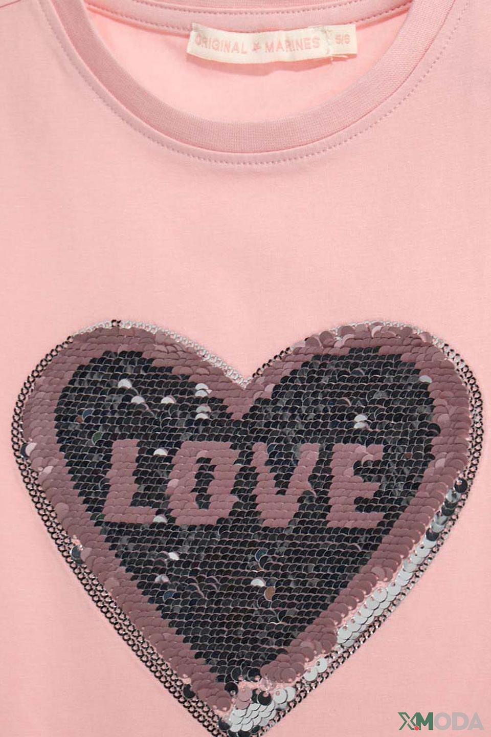 Футболка Original Marines дев. с сердцем