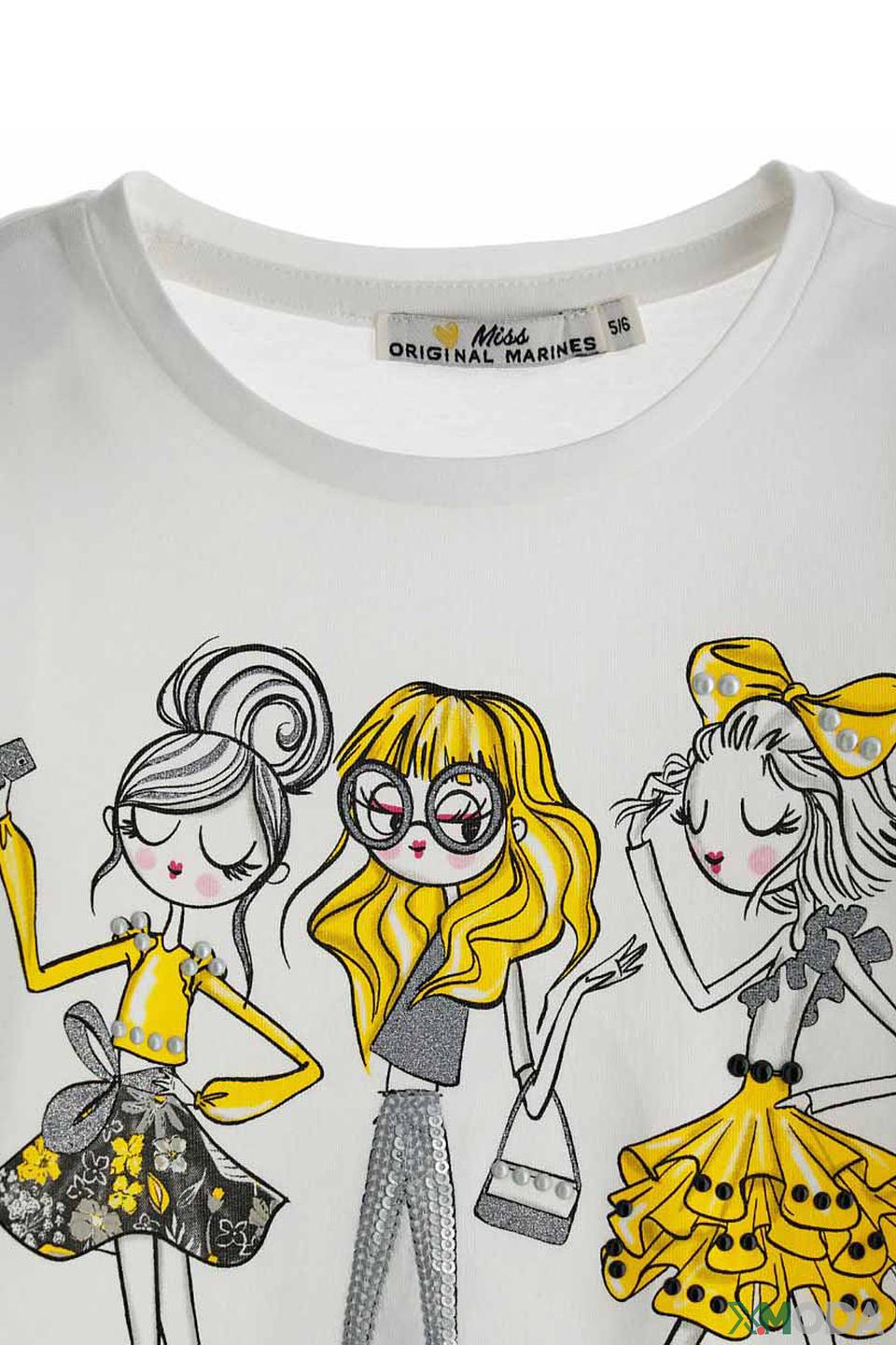 Футболка Original Marines дев. с принтом