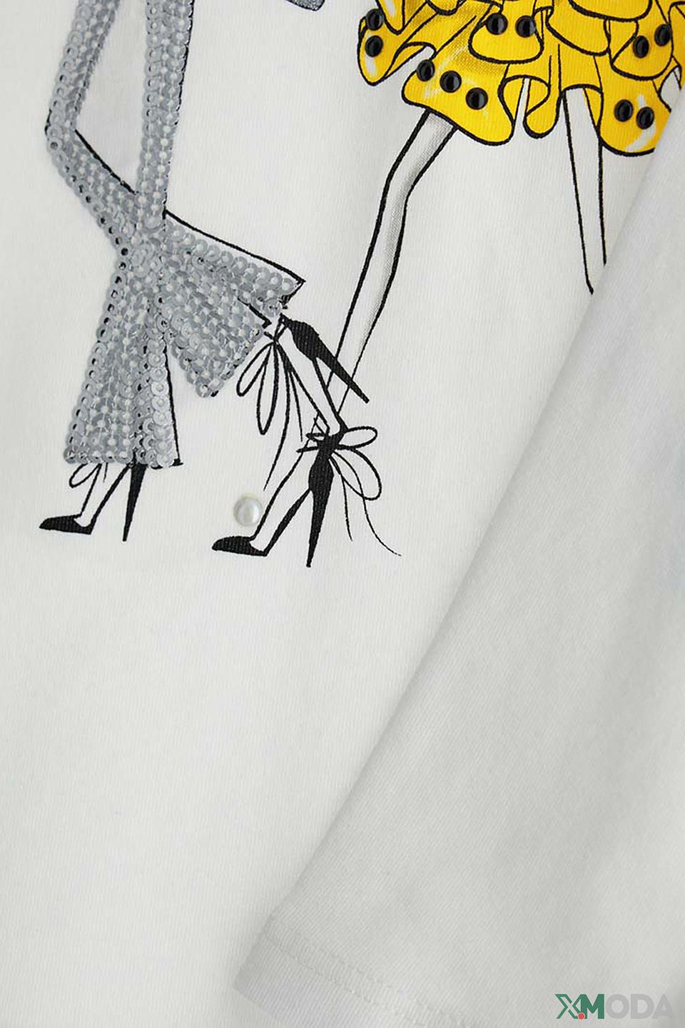 Футболка Original Marines дев. с принтом