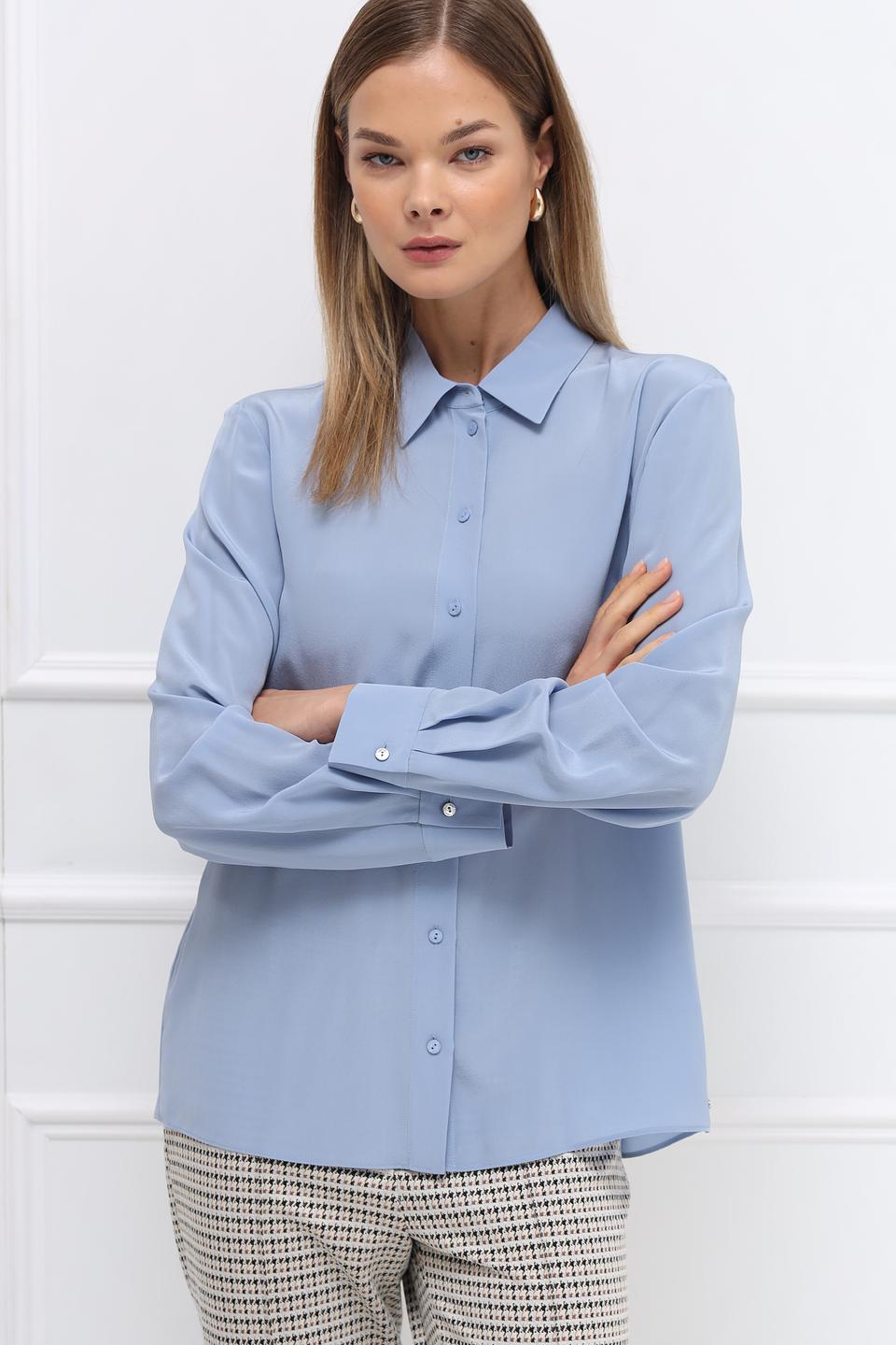 Рубашка Marc Cain голубая