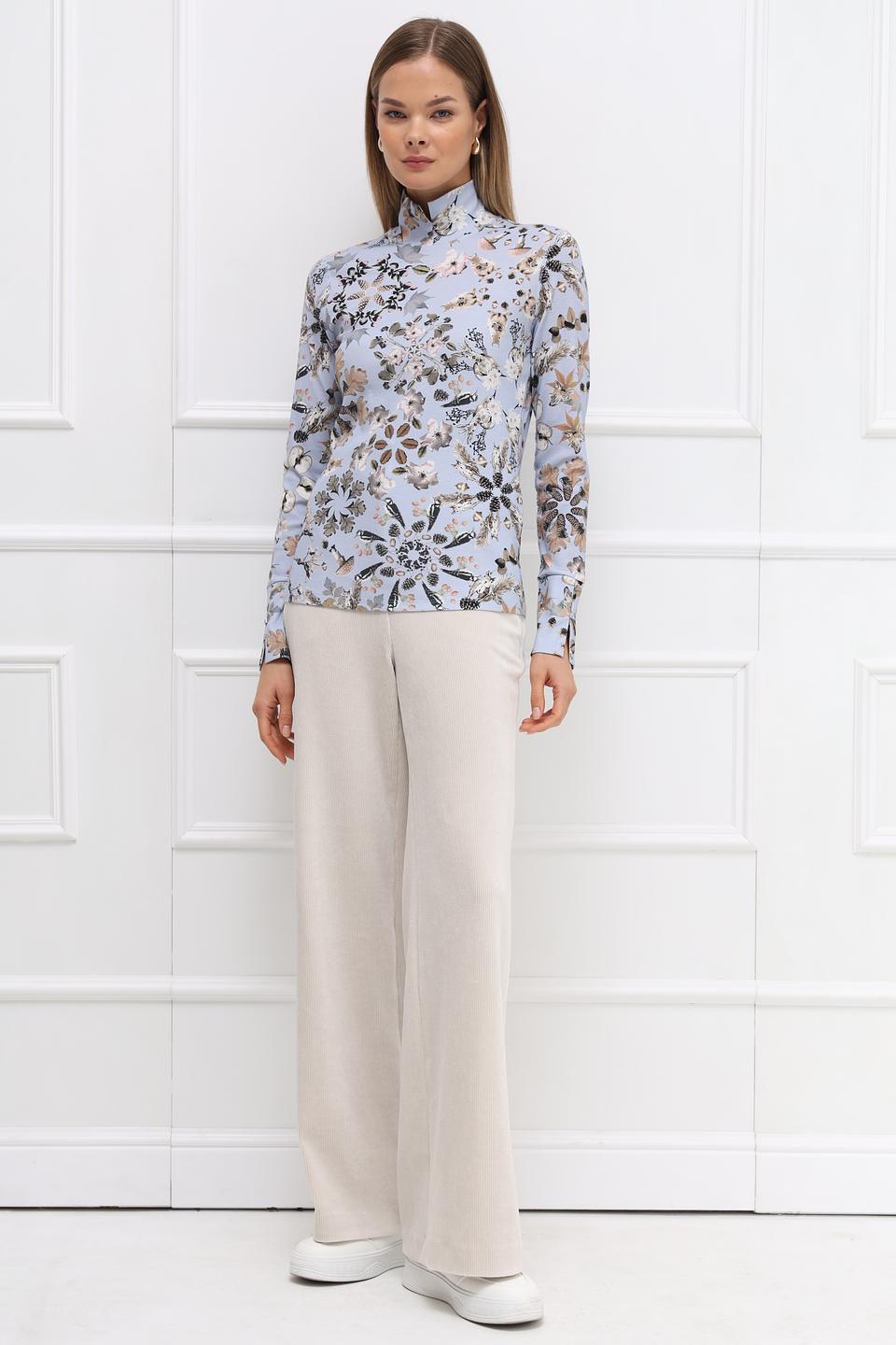 Брюки палаццо Marc Cain бежевые