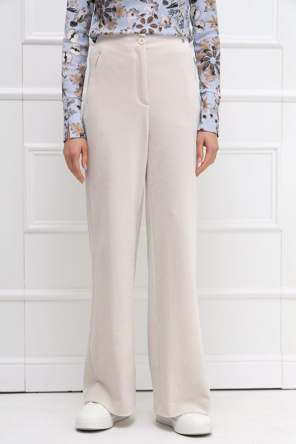 Брюки палаццо Marc Cain бежевые