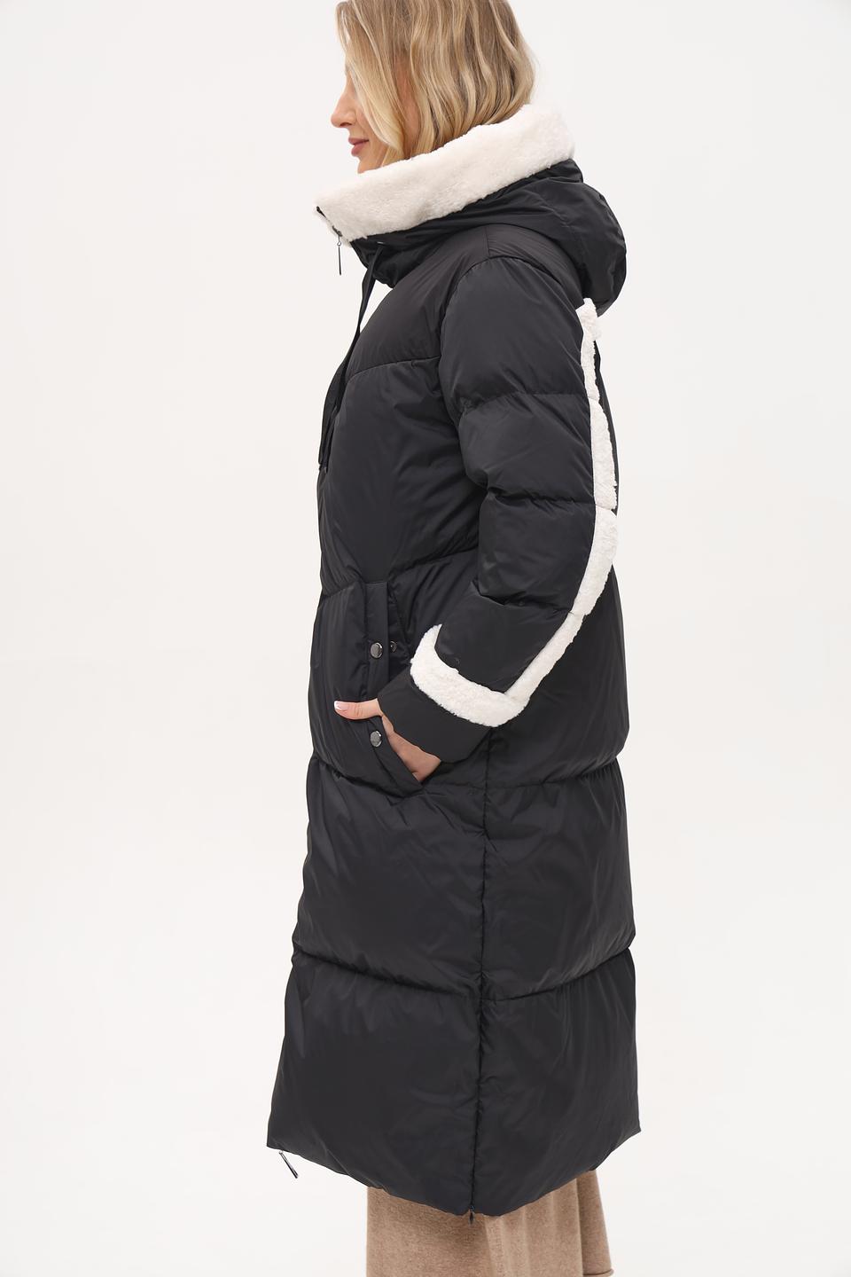 Пальто Heyer чёрное стеганое