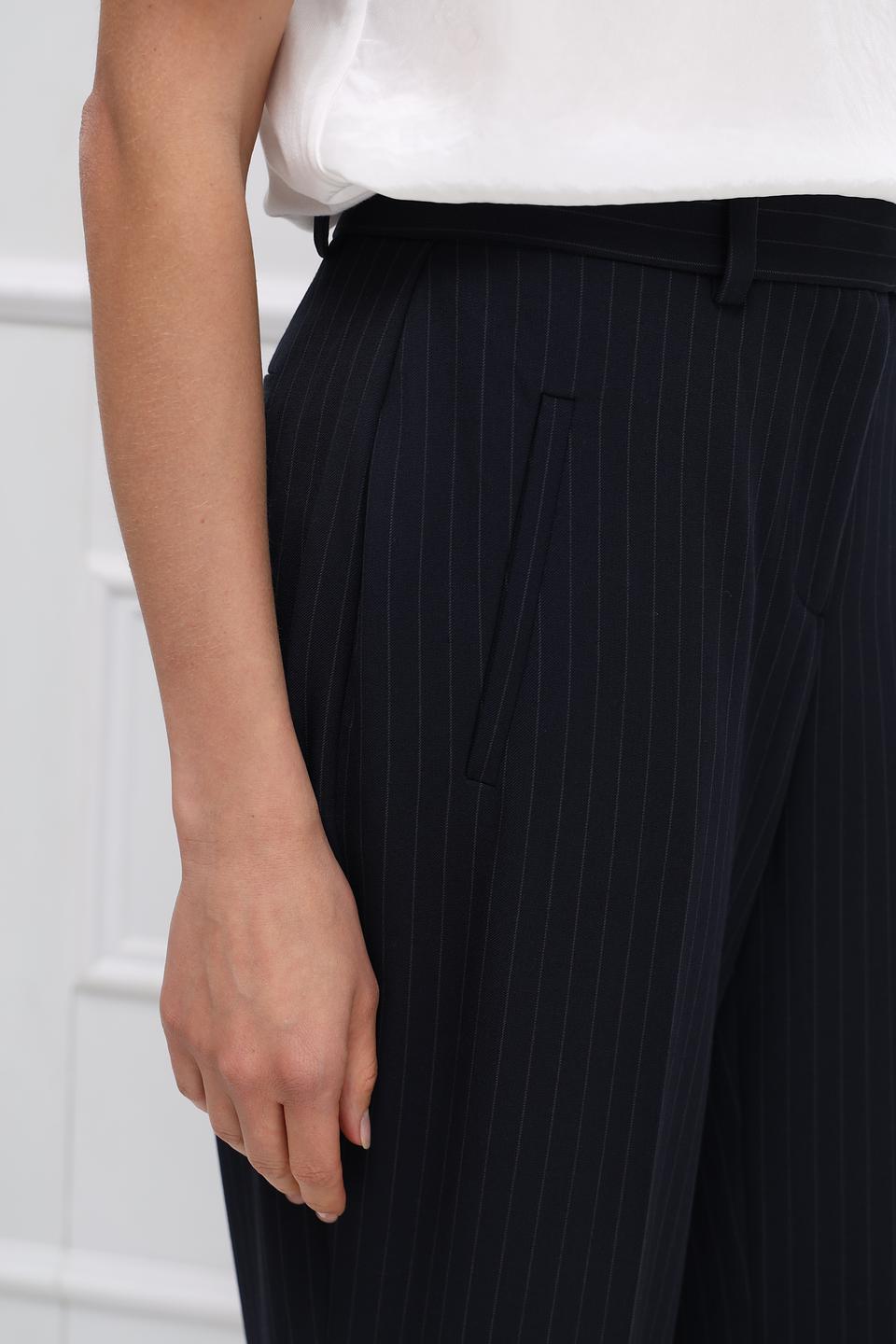 Брюки классические MORE and MORE в полоску