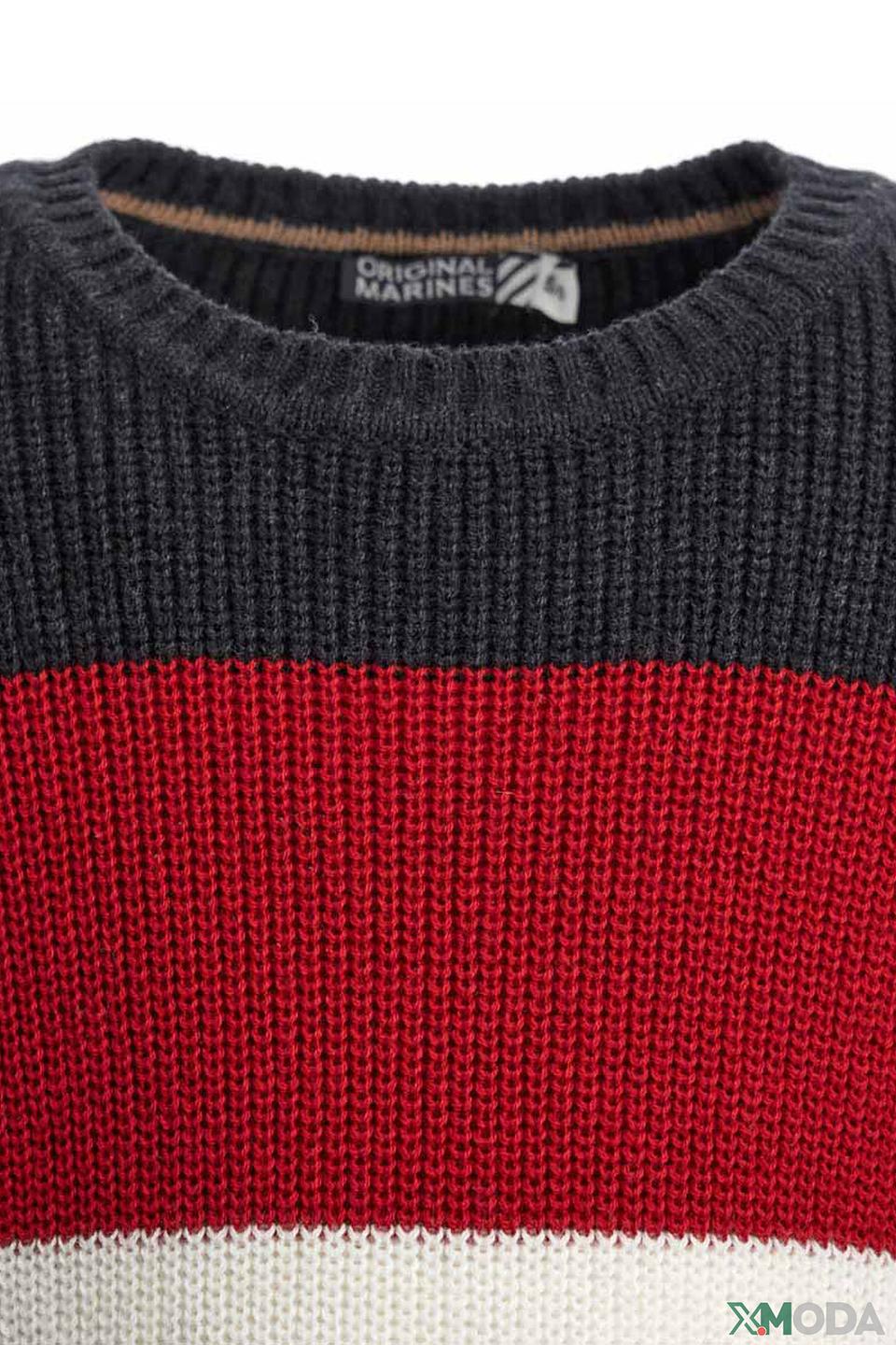 Свитер Original Marines полосатый тёмно-синий