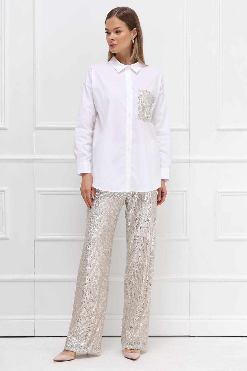 Брюки Catnoir с пайетками