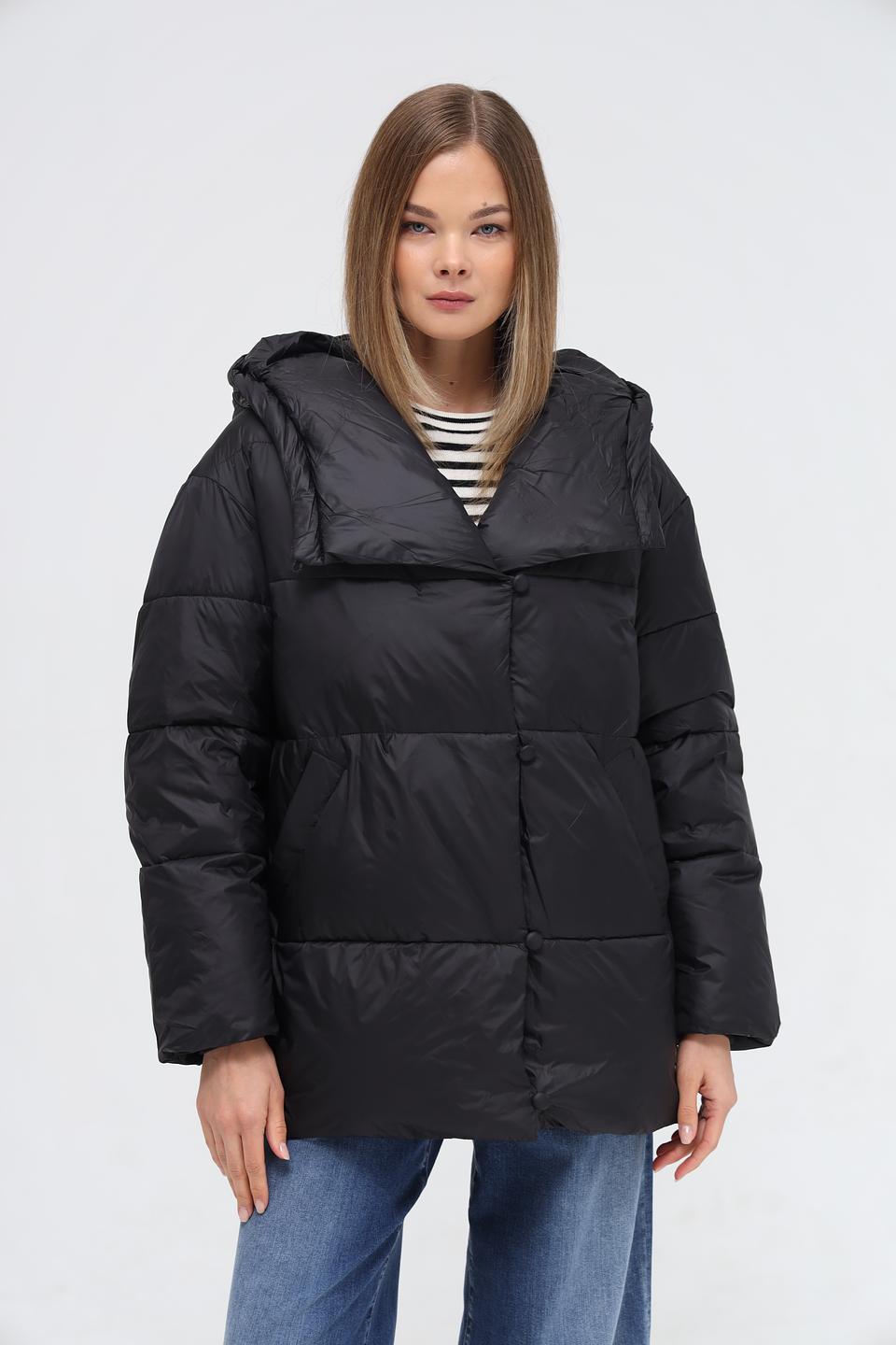 Куртка Beatris чёрная стеганая