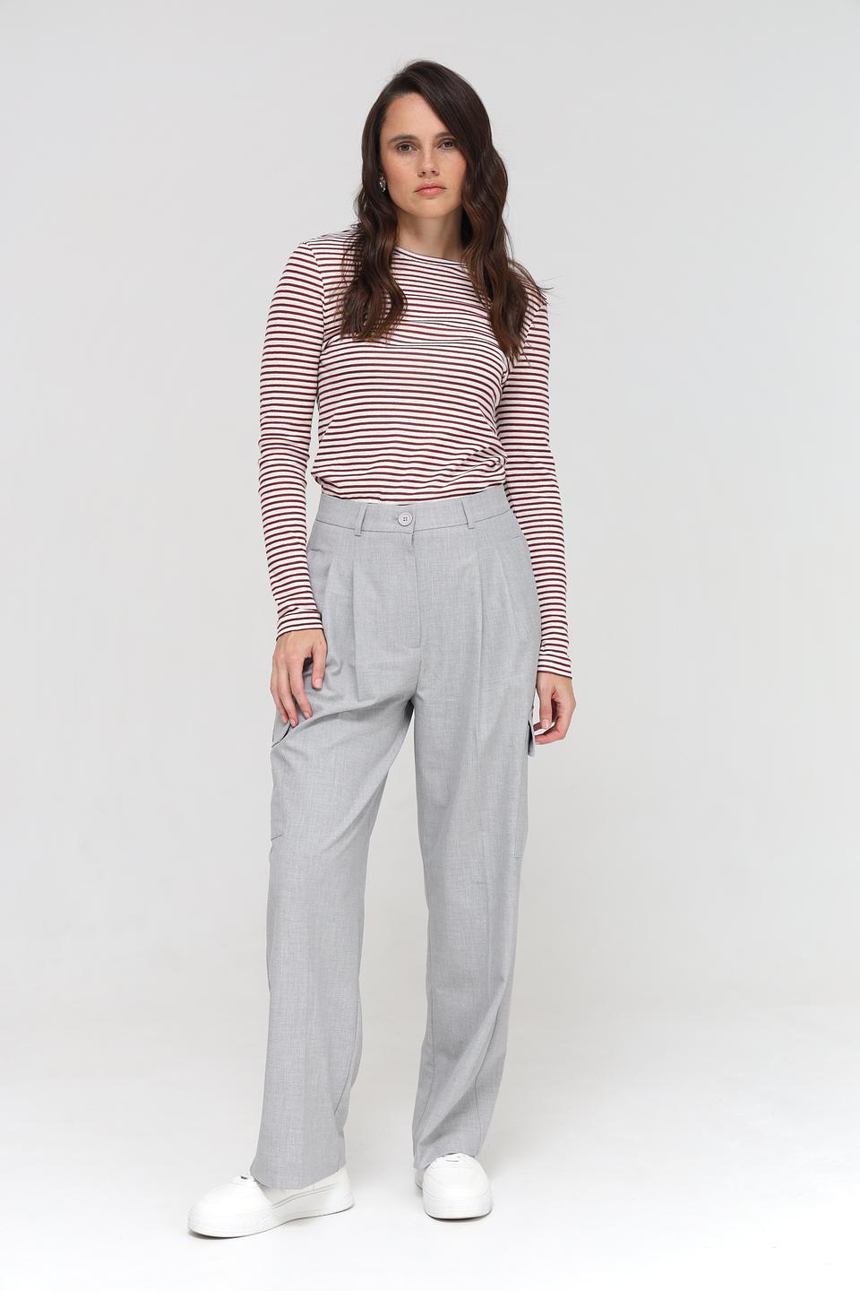 Футболка Rich and Royal в полоску бордовый