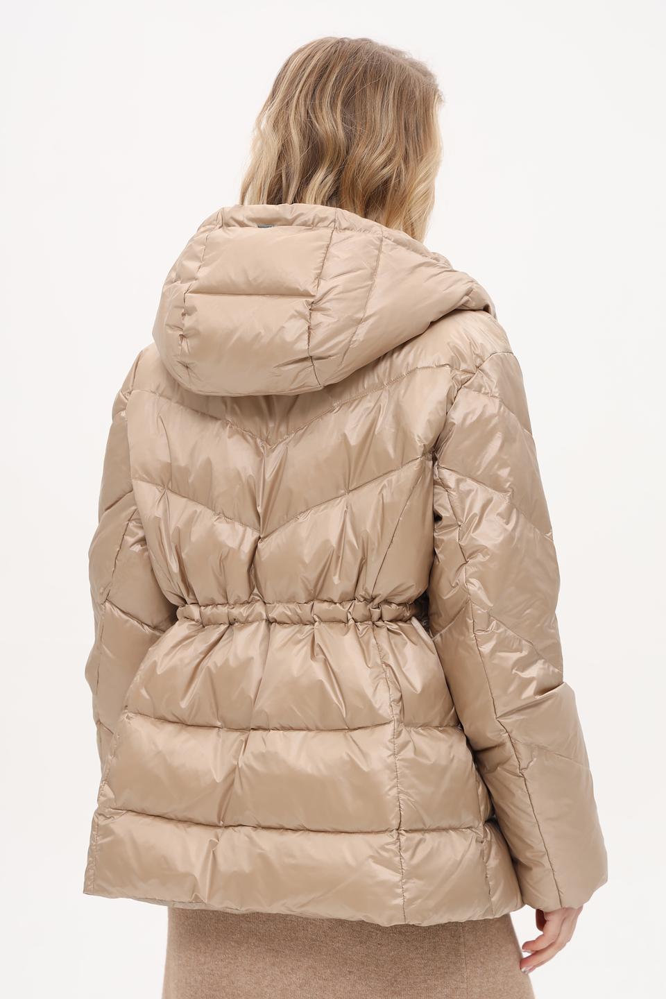 Куртка White Label стеганая бежевая