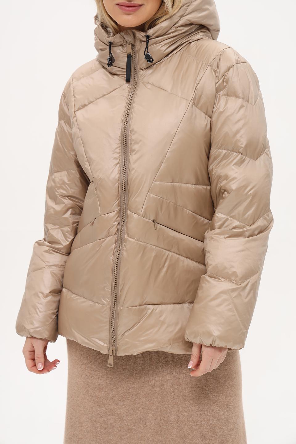 Куртка White Label стеганая бежевая