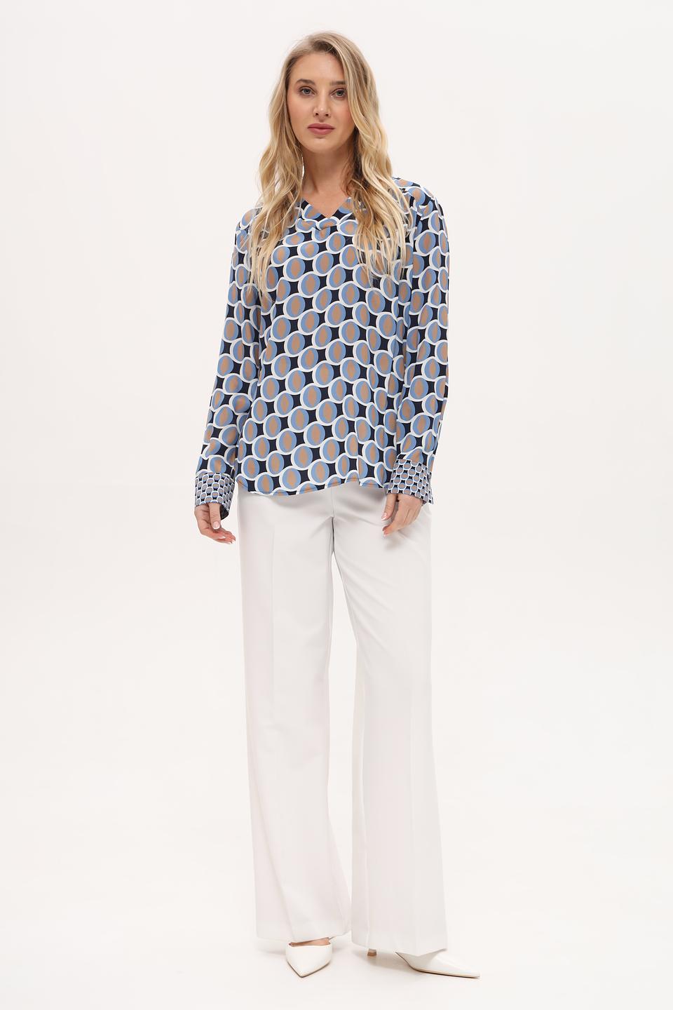 Блуза Frank Walder с геометрическим принтом
