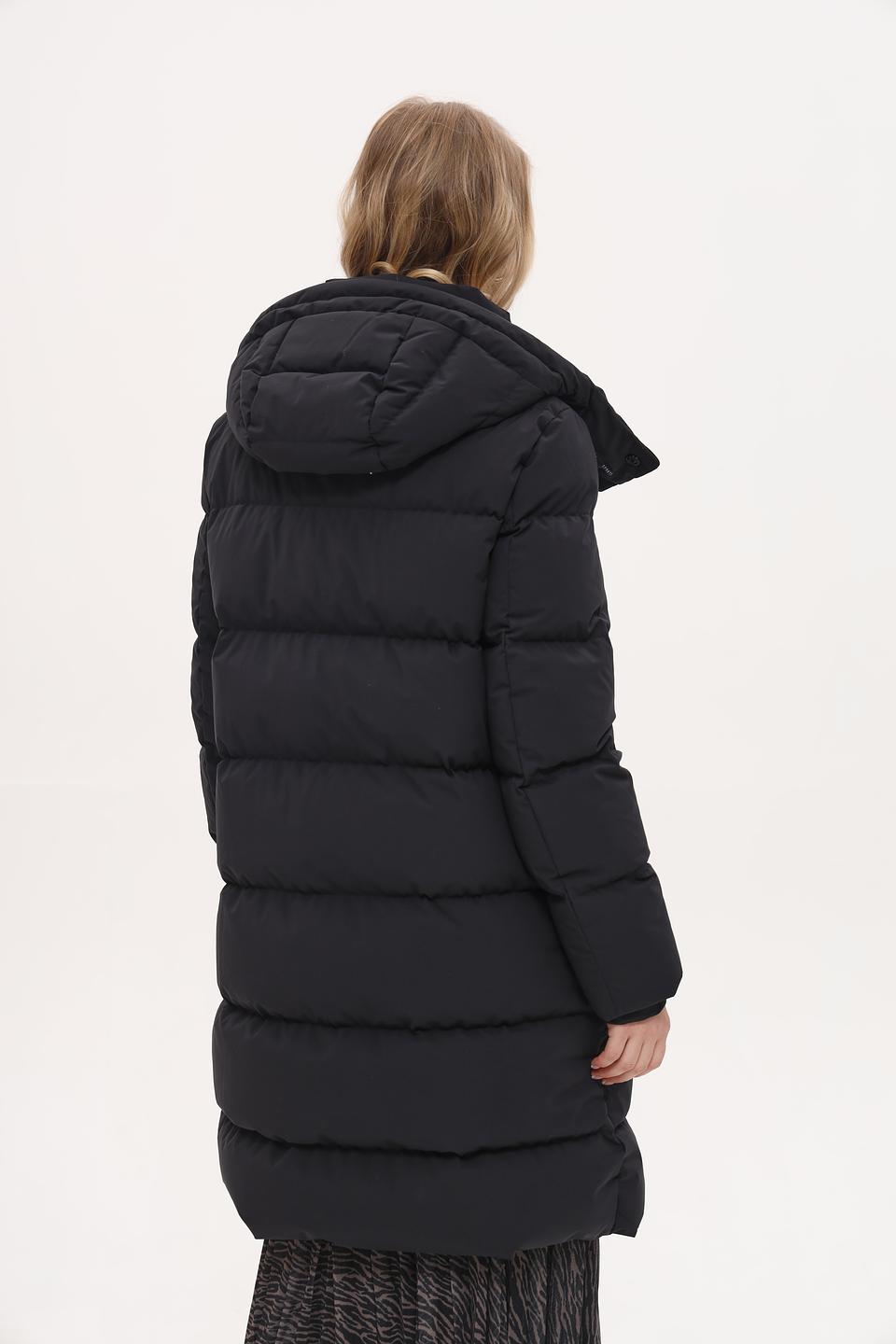 Пальто Marc Cain стеганое чёрное