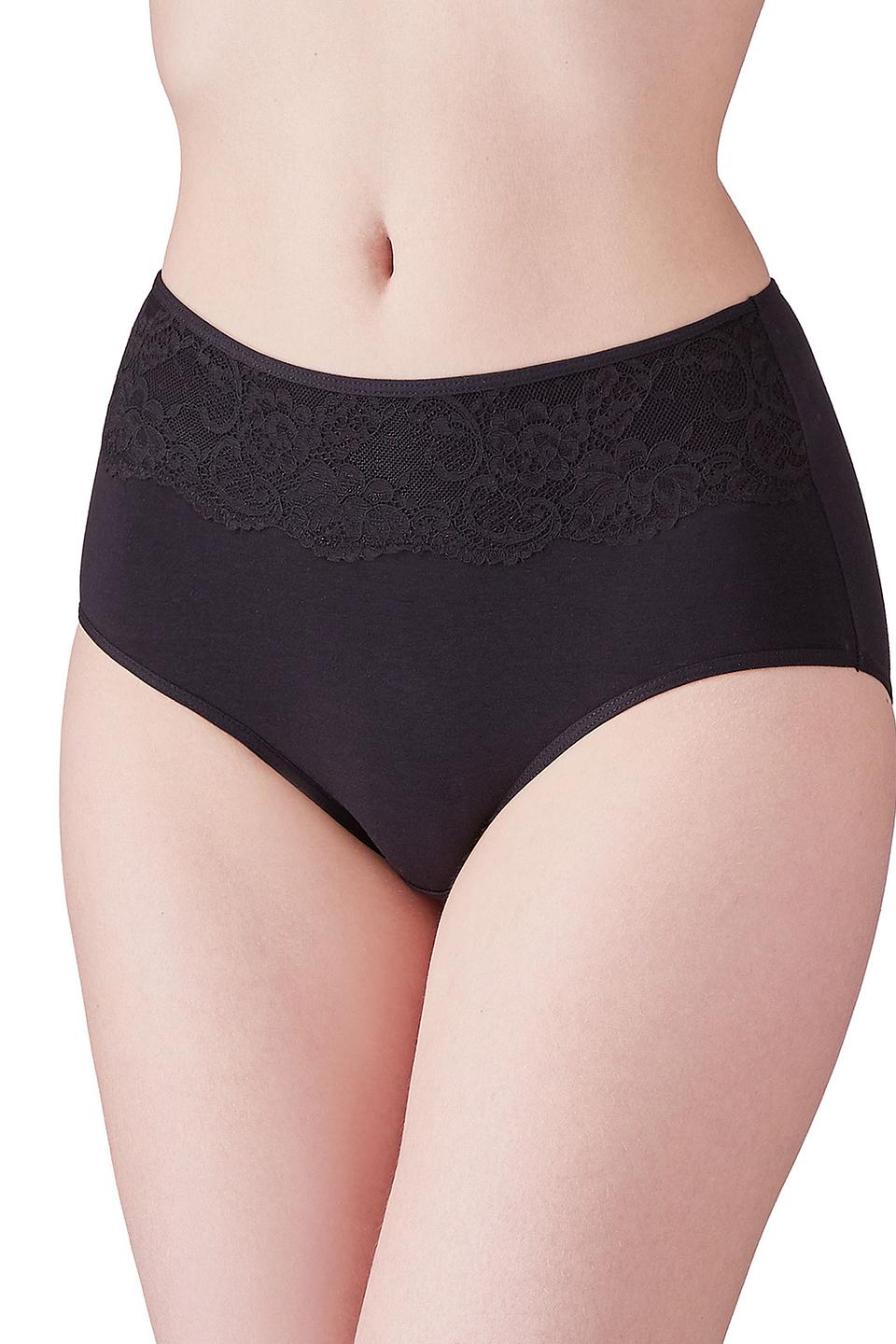 Трусы Lowry с кружевом чёрные
