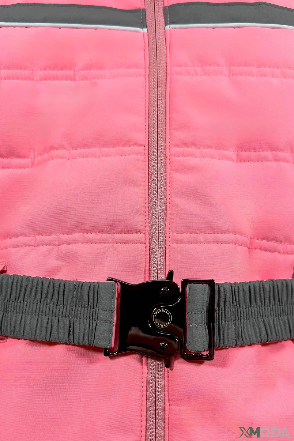 Куртка PinBina дев. розовая с мехом