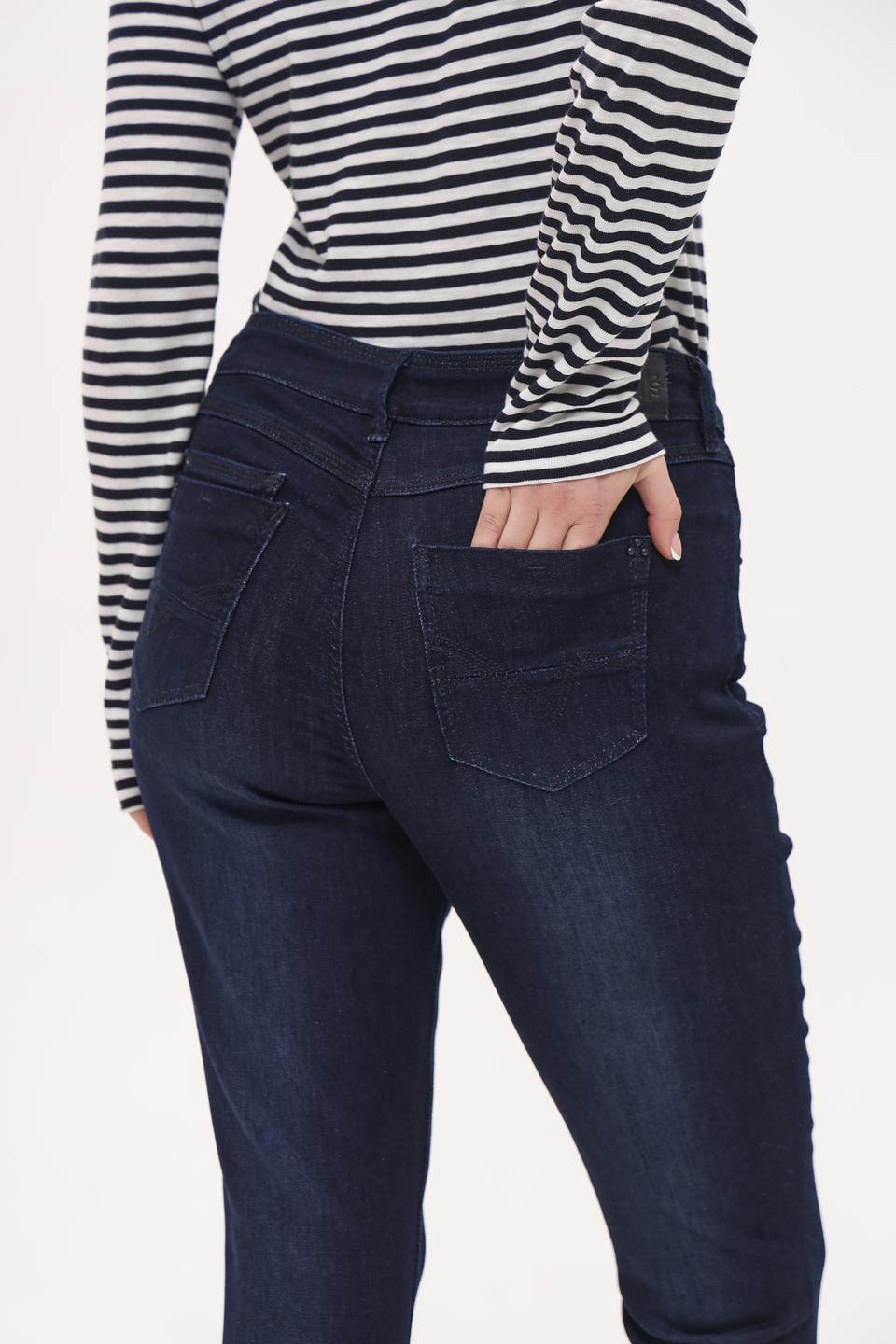 Джинсы Time Zone скинни тёмно-синие