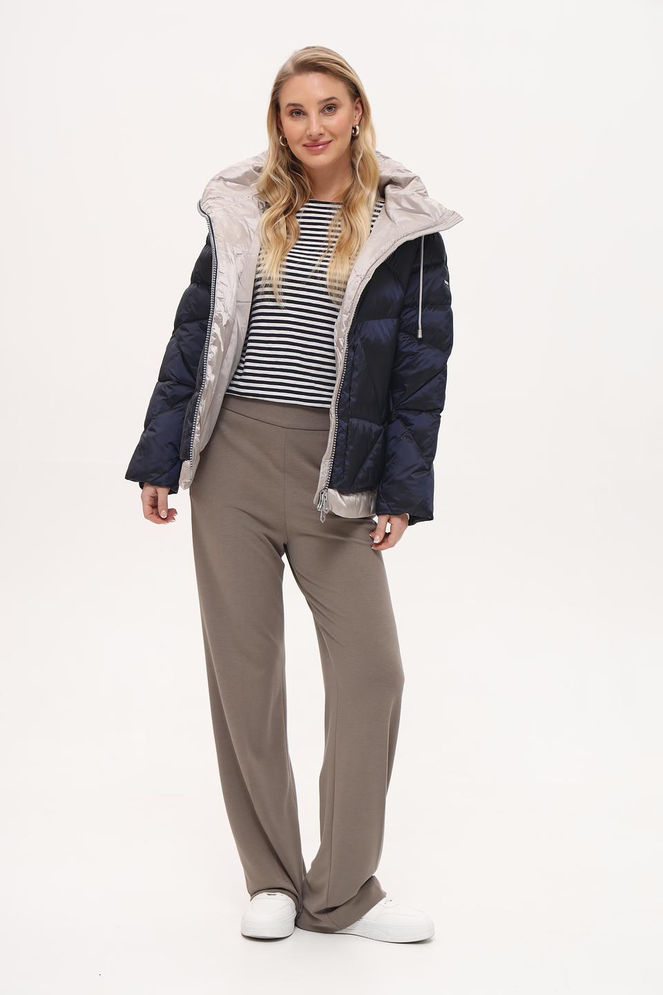 Куртка Baronia стеганая сине-серебристая