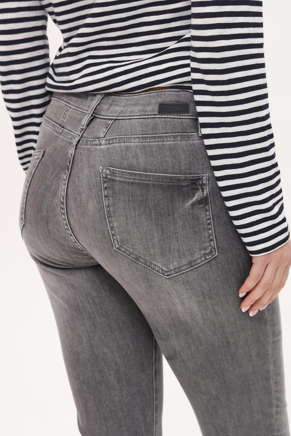 Джинсы Bugatti серые Slim Fit