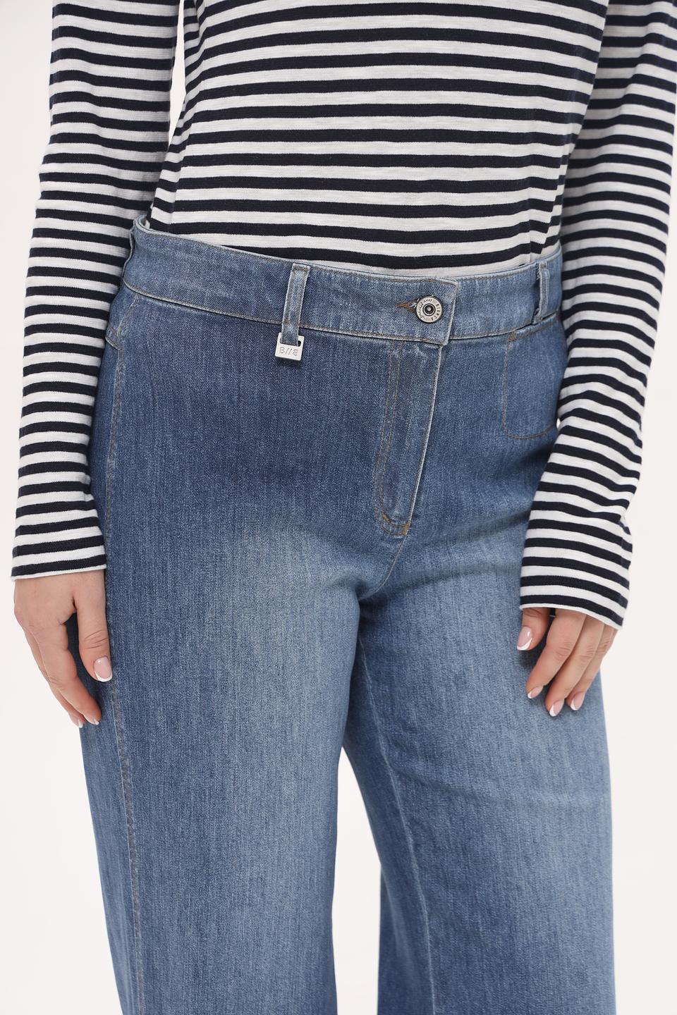 Джинсы Bianca клеш голубой