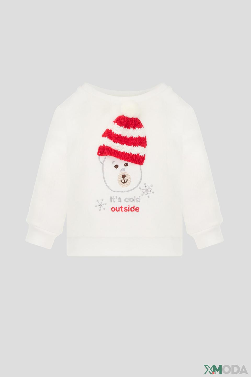 Комплект Choupette с мишкой кремовый