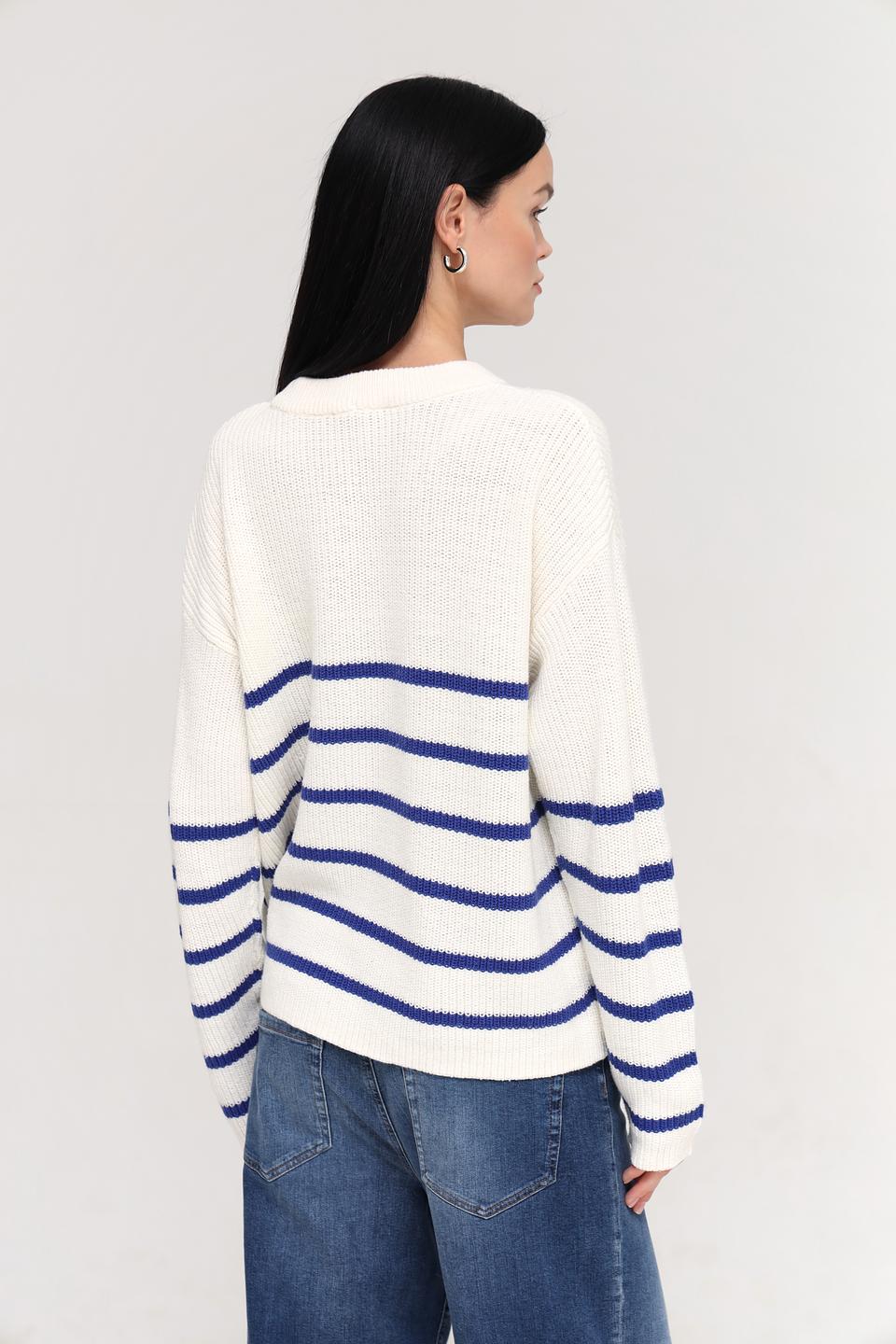 Пуловер Tom Tailor в полоску