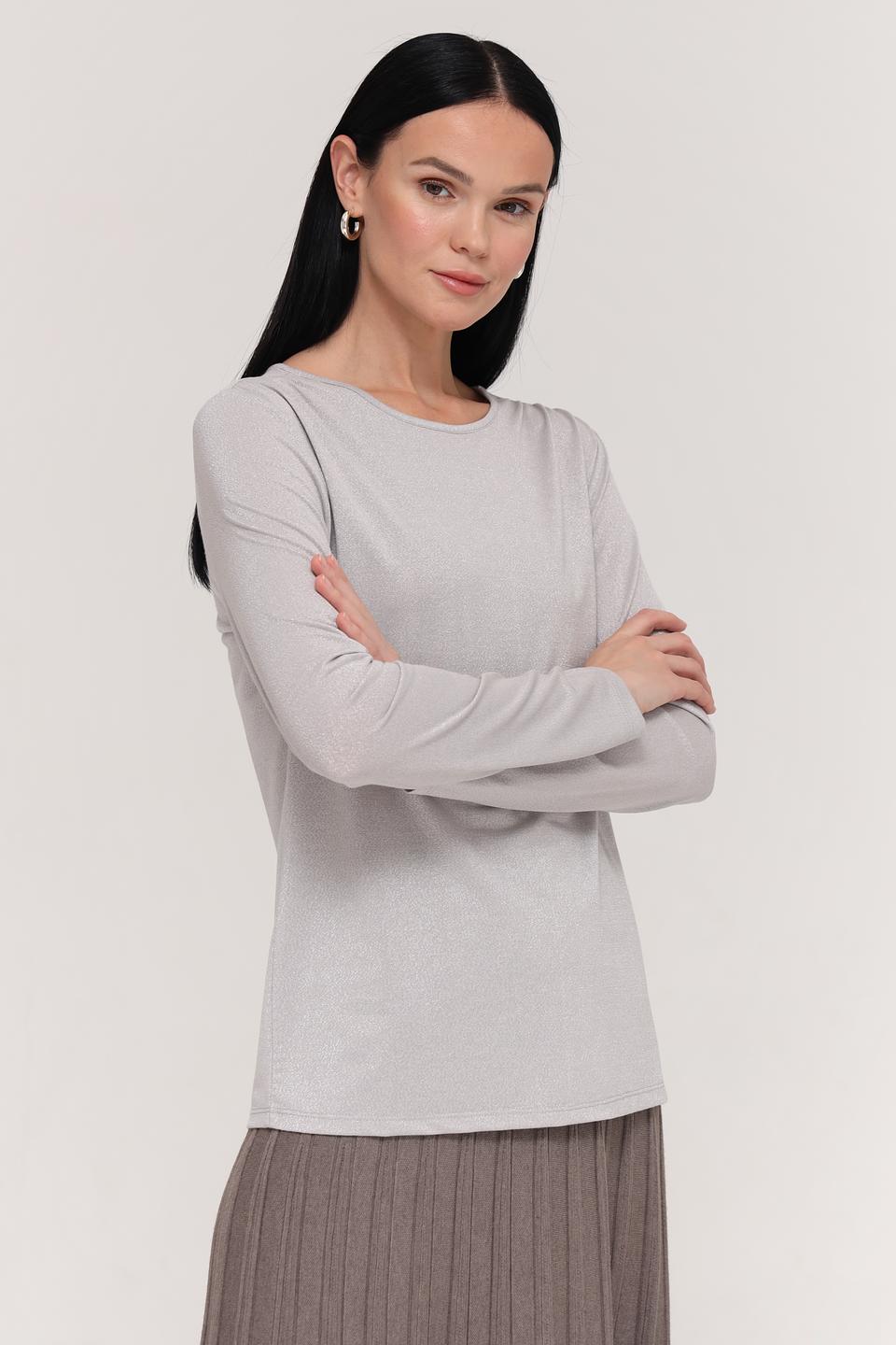 Лонгслив Oui с мерцанием