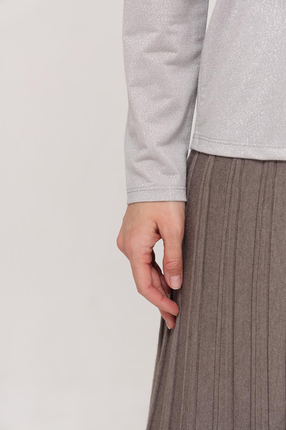 Лонгслив Oui с мерцанием