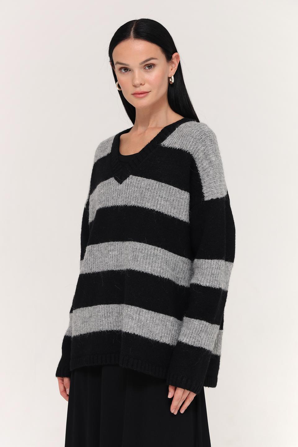 Пуловер Marc Aurel в полоску