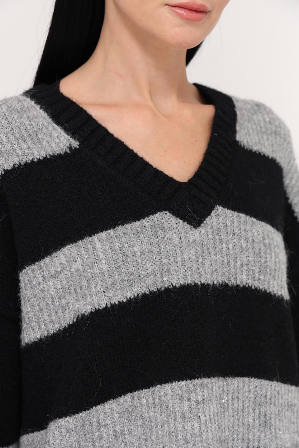 Пуловер Marc Aurel в полоску