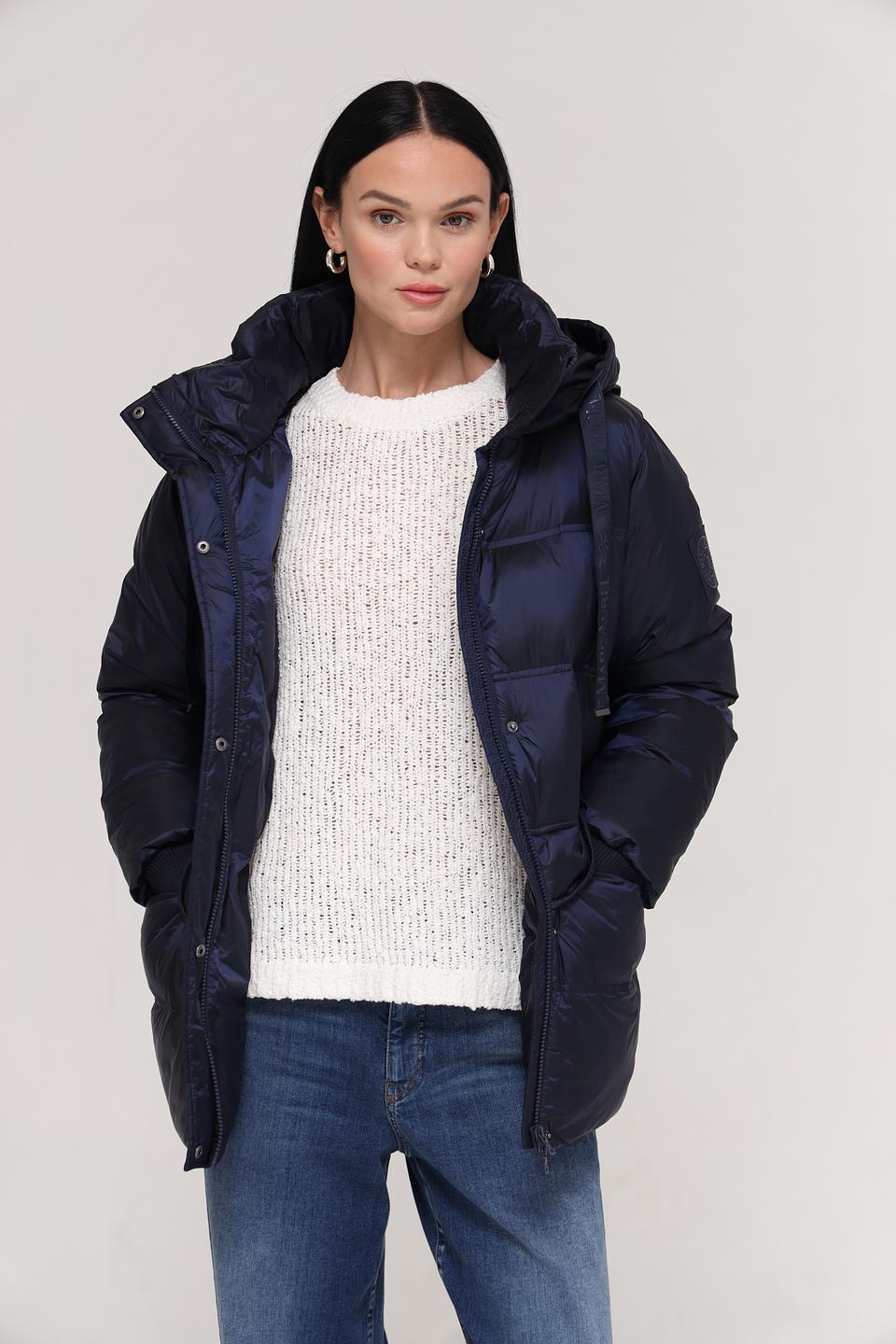 Куртка Marc Aurel стеганая тёмно-синяя