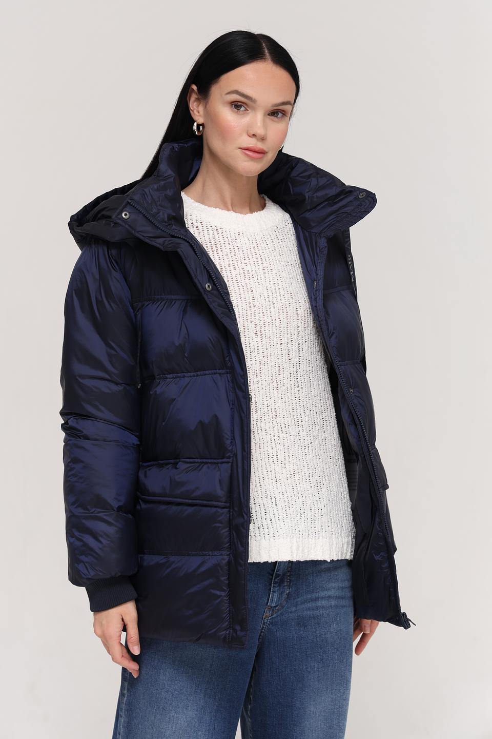 Куртка Marc Aurel стеганая тёмно-синяя