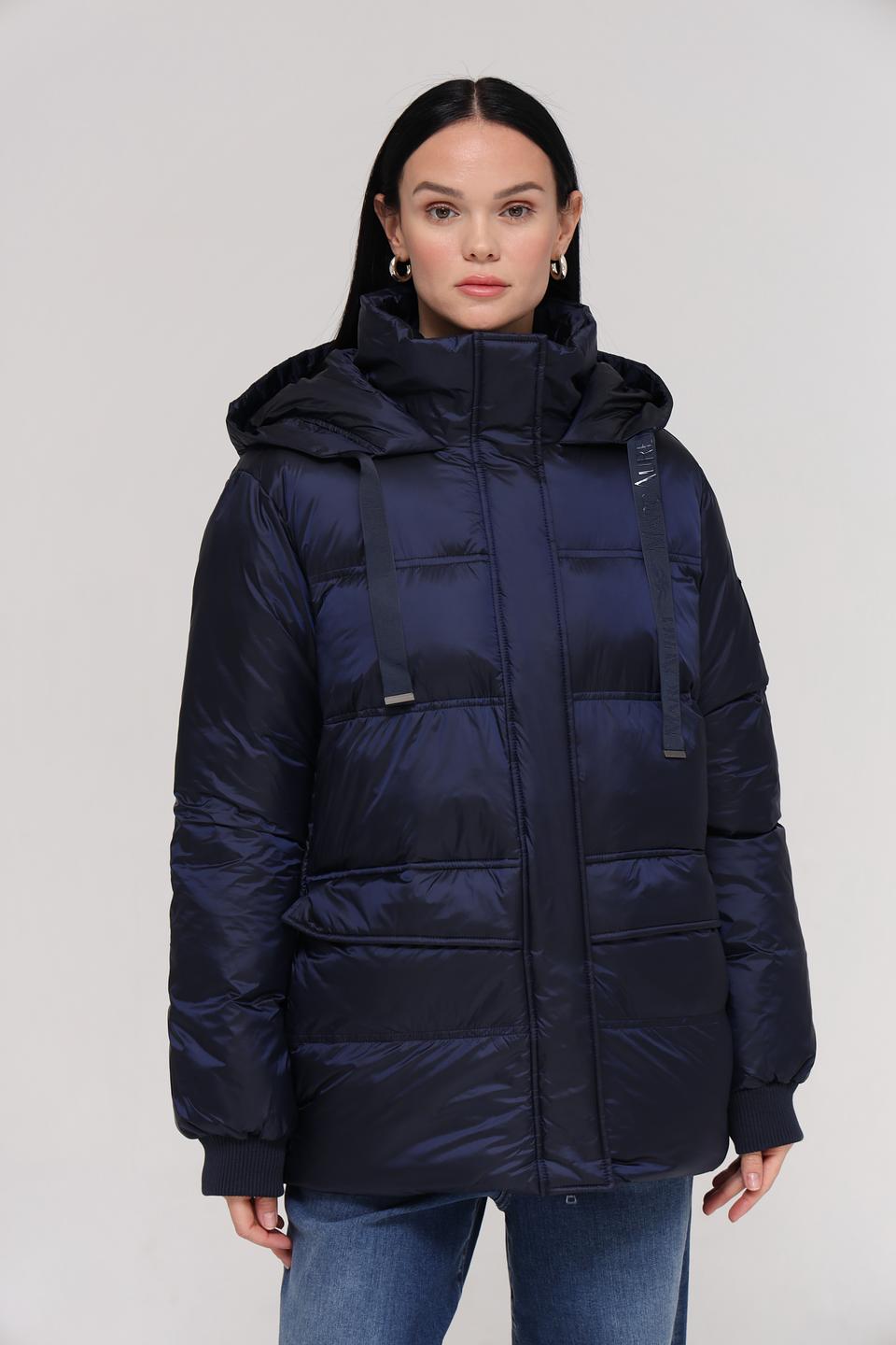 Куртка Marc Aurel стеганая тёмно-синяя