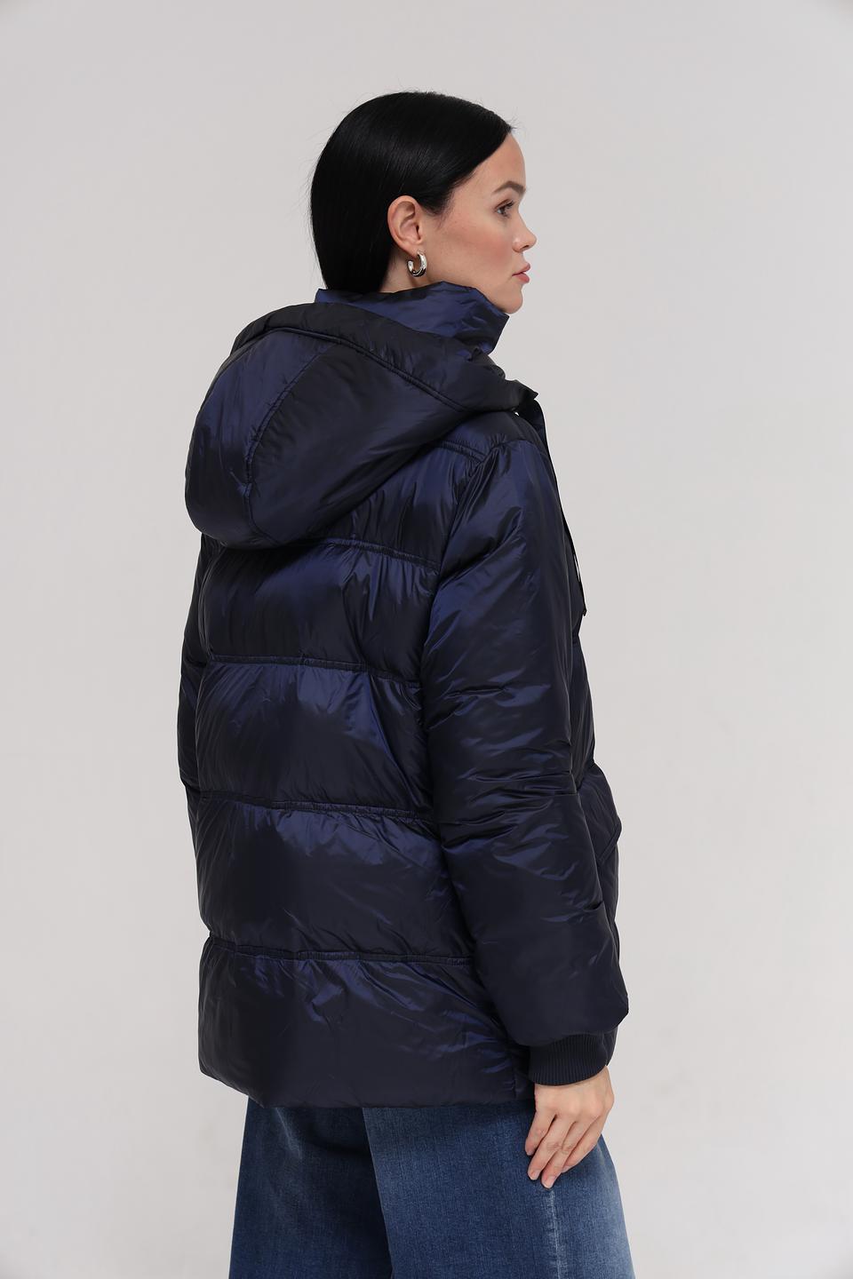 Куртка Marc Aurel стеганая тёмно-синяя