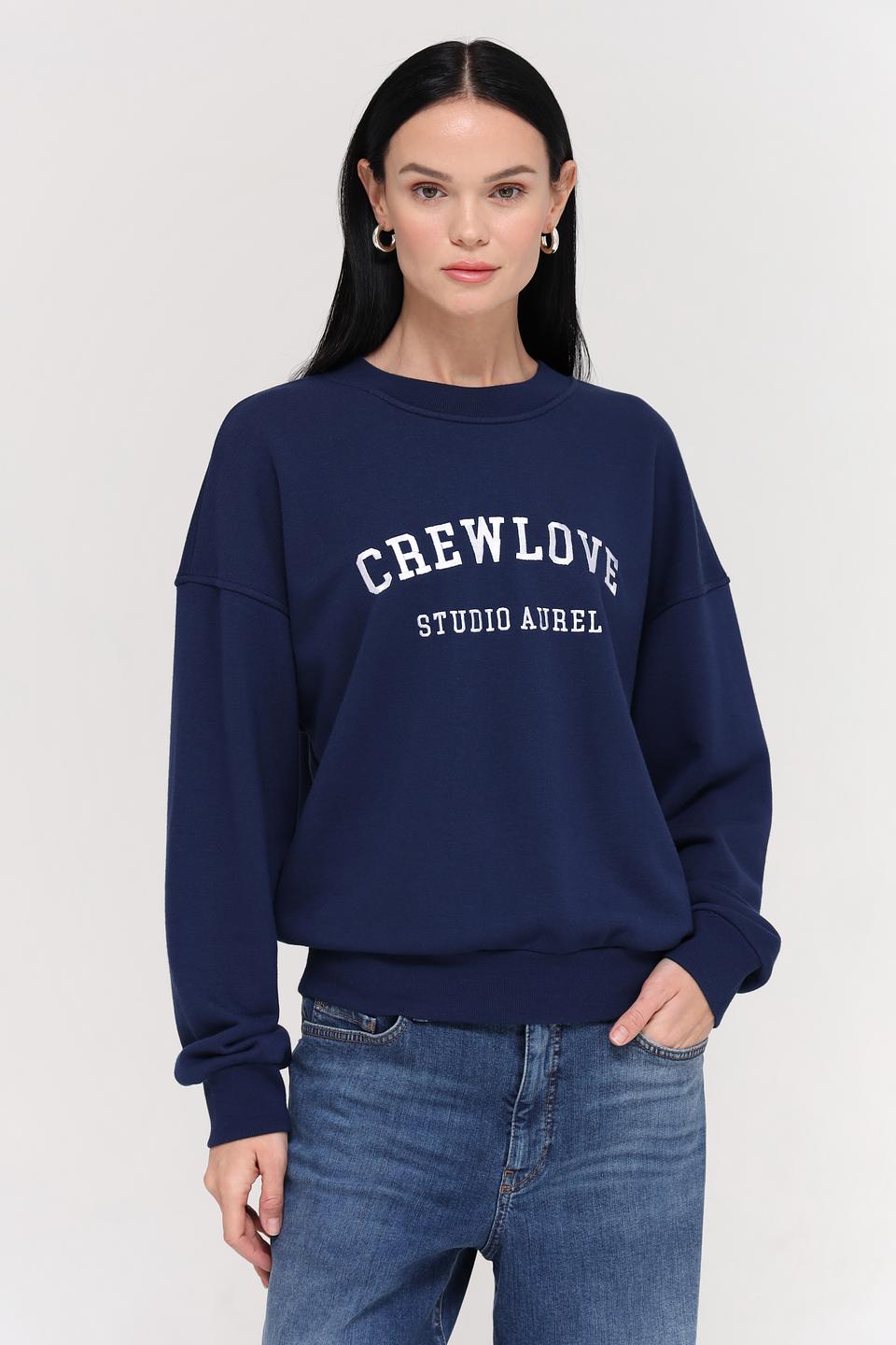 Толстовка Marc Aurel Crewlove синяя