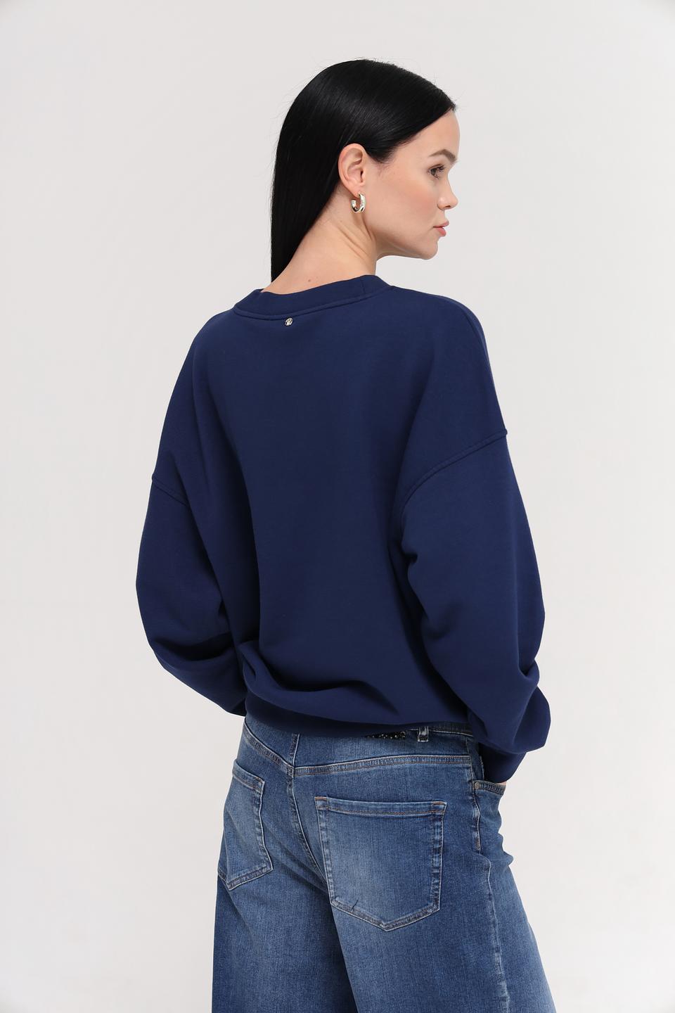 Толстовка Marc Aurel Crewlove синяя