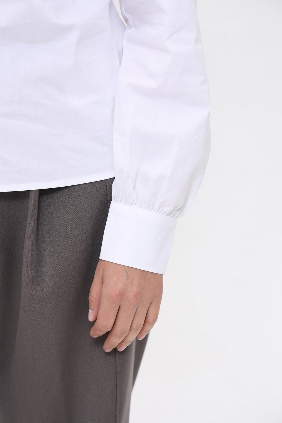 Рубашка More and More белая с длинным рукавом