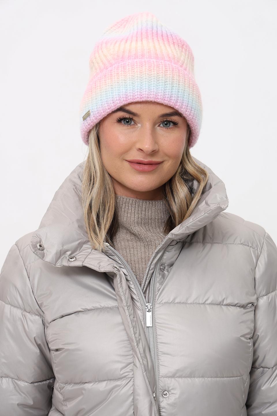 Шапка Seeberger разноцветная