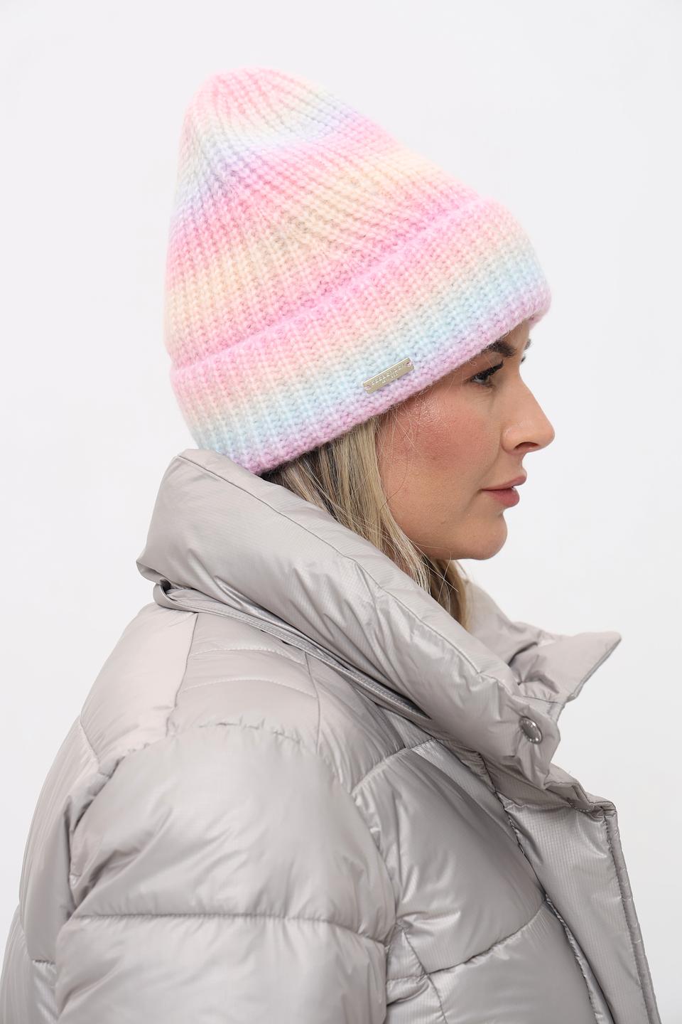 Шапка Seeberger разноцветная