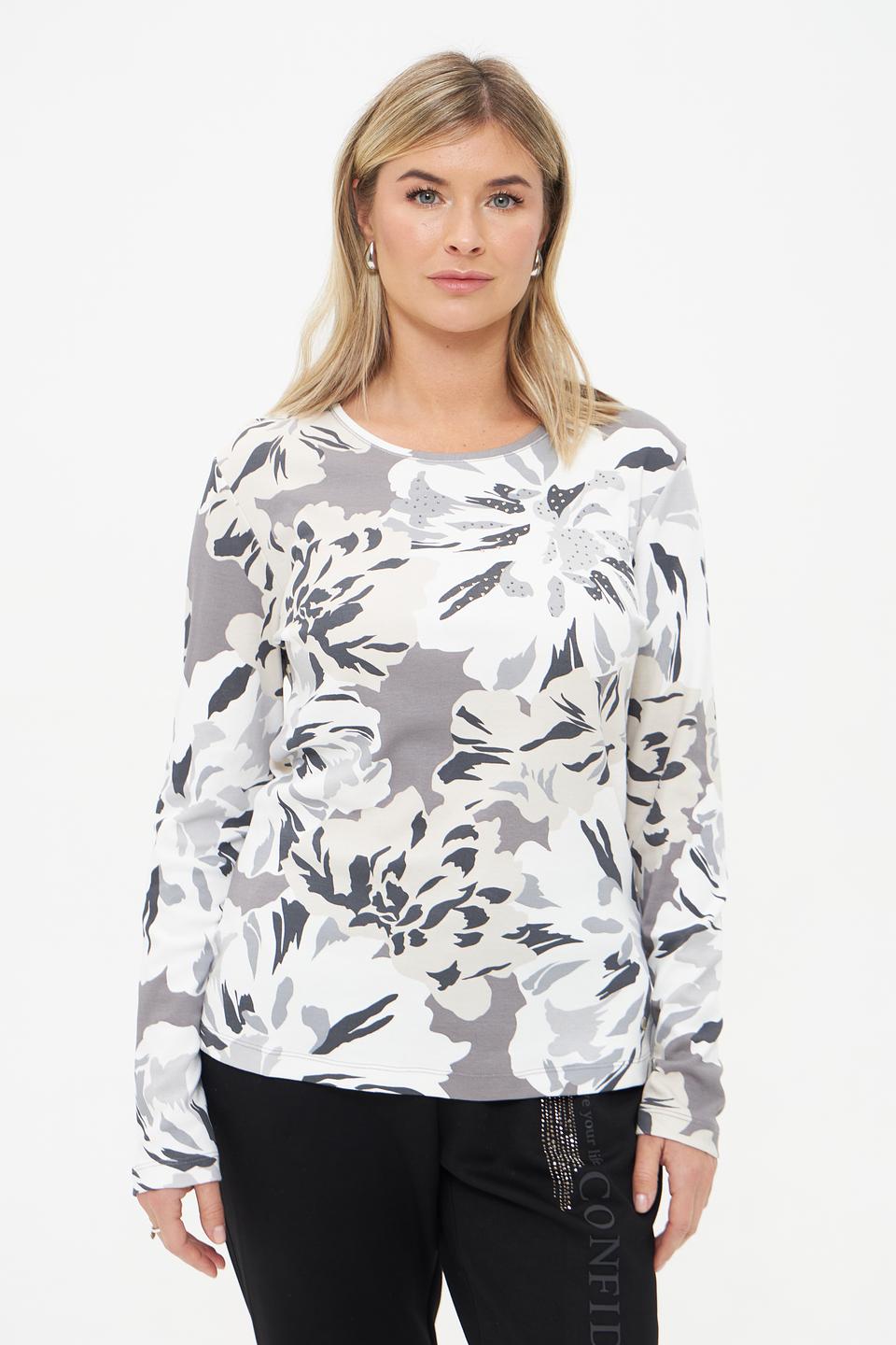 Футболка Olsen с цветочным принтом