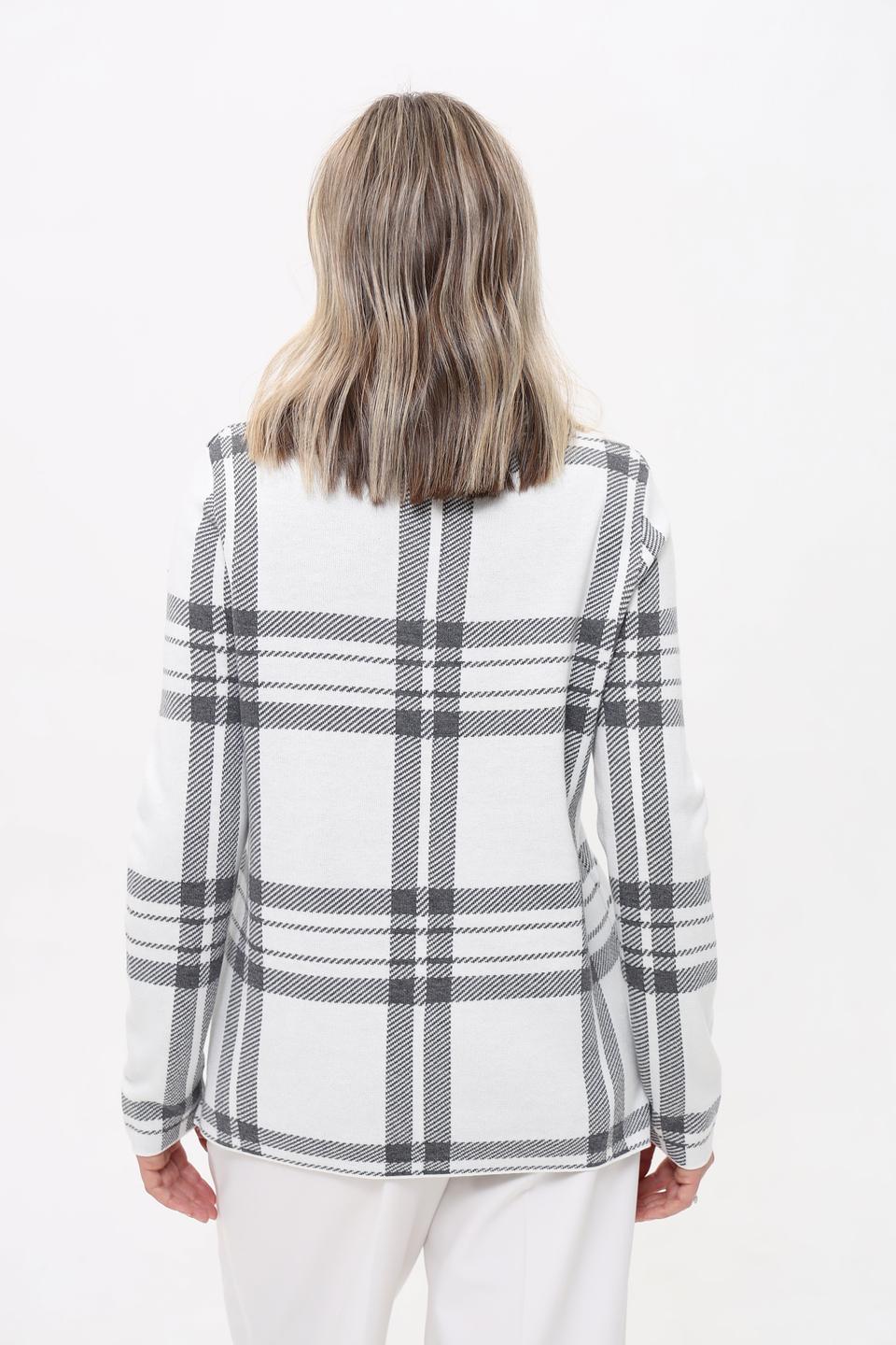 Пуловер Olsen в клетку