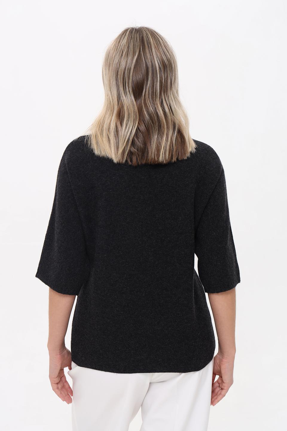 Пуловер Gerry Weber чёрный с рукавом 3/4