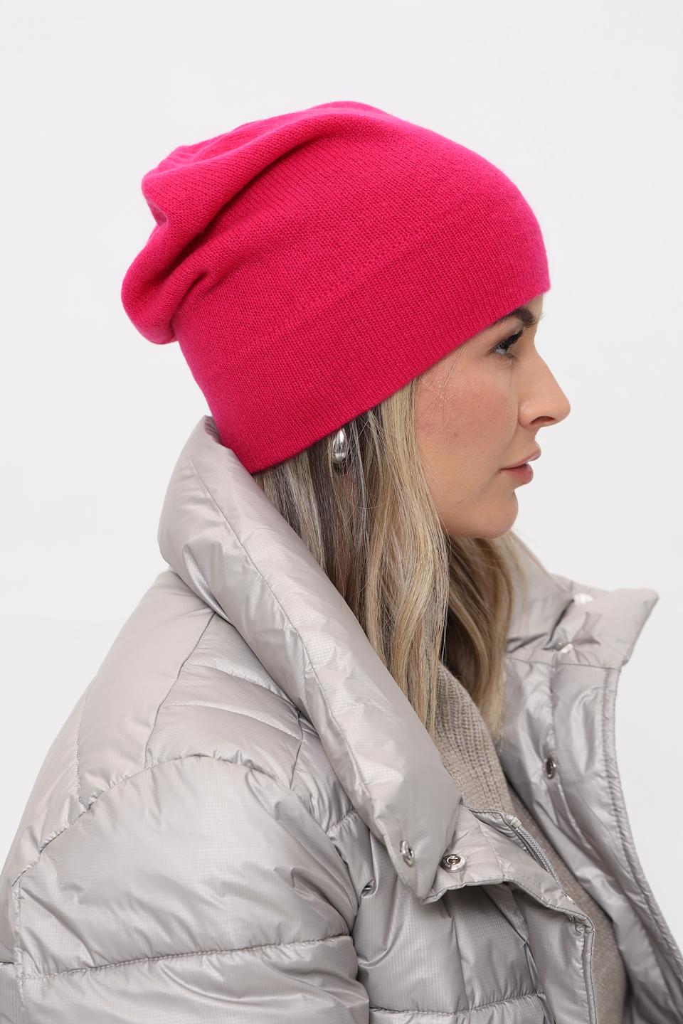 Шапка Fraas кашемир фуксия