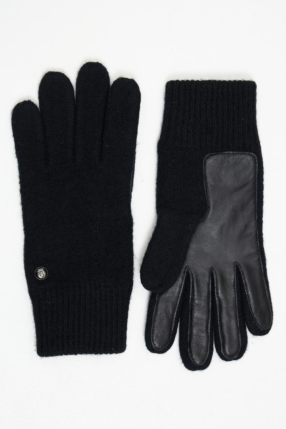 Перчатки Roeckl чёрные шерсть/кашемир